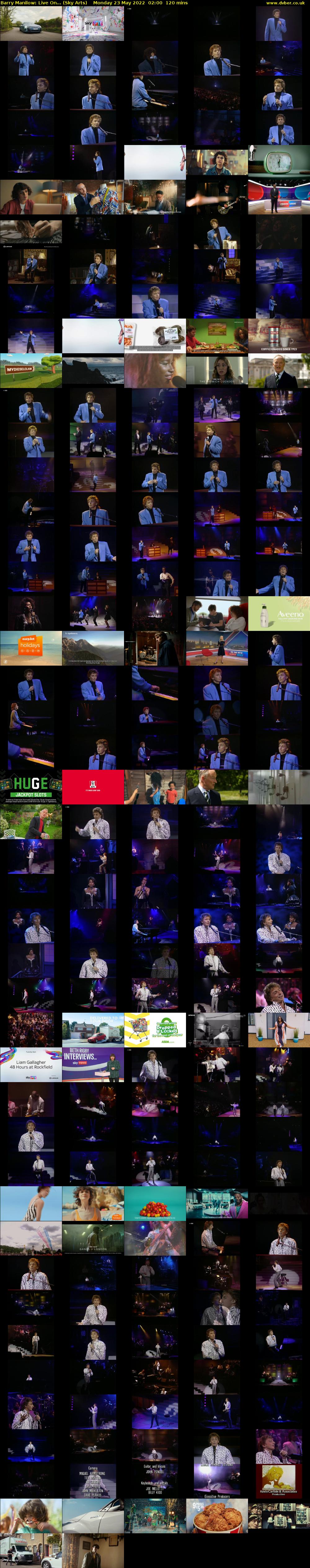 Barry Manilow: Live On... (Sky Arts) Monday 23 May 2022 02:00 - 04:00