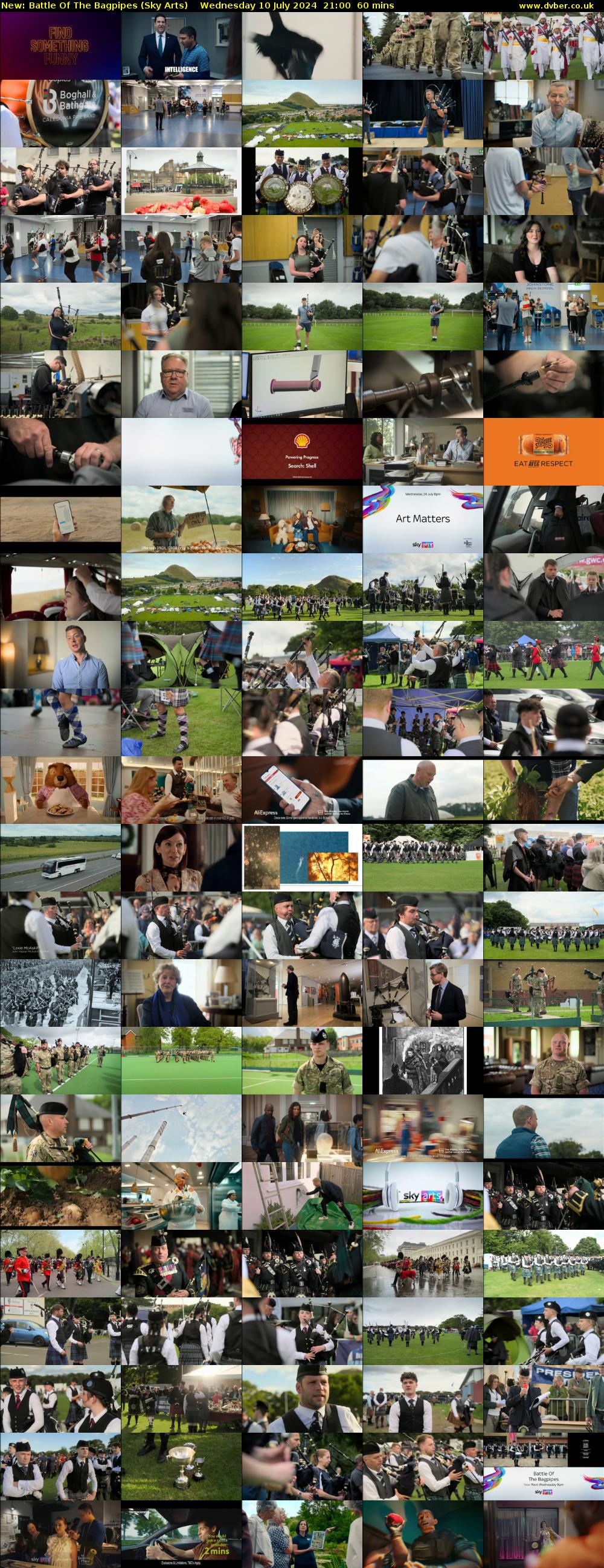 Battle Of The Bagpipes (Sky Arts) Wednesday 10 July 2024 21:00 - 22:00