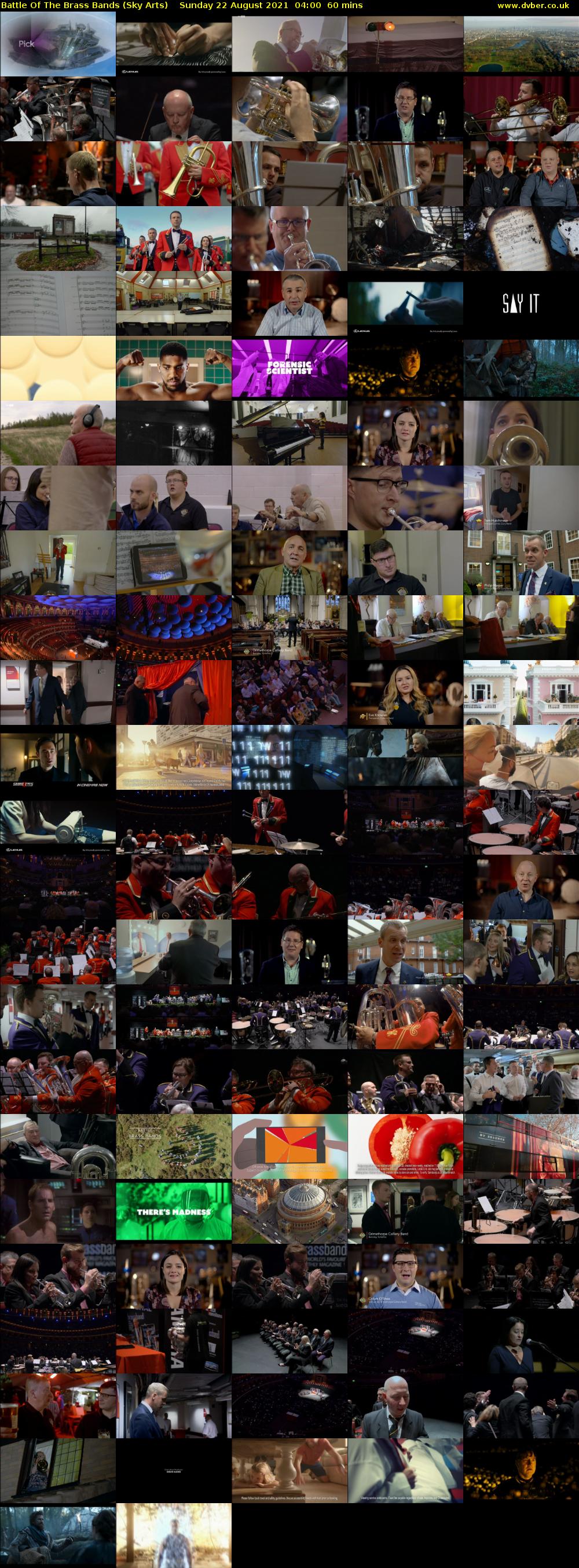 Battle Of The Brass Bands (Sky Arts) Sunday 22 August 2021 05:00 - 06:00