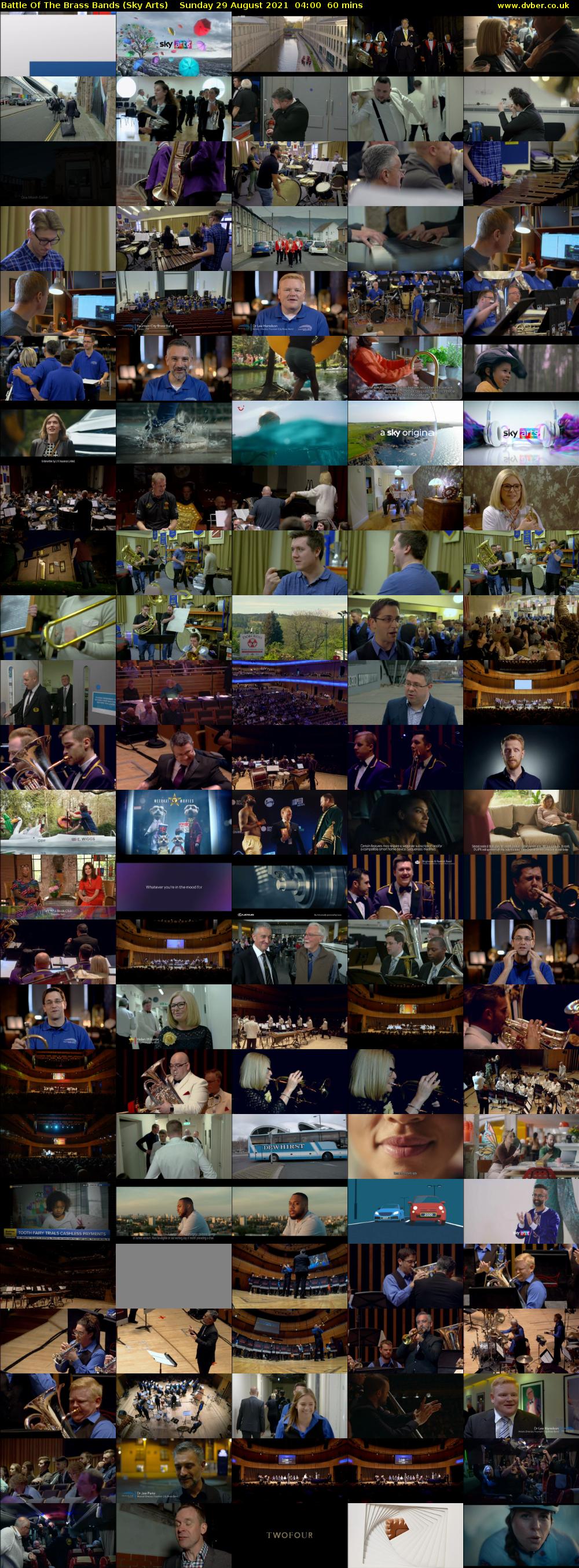 Battle Of The Brass Bands (Sky Arts) Sunday 29 August 2021 05:00 - 06:00