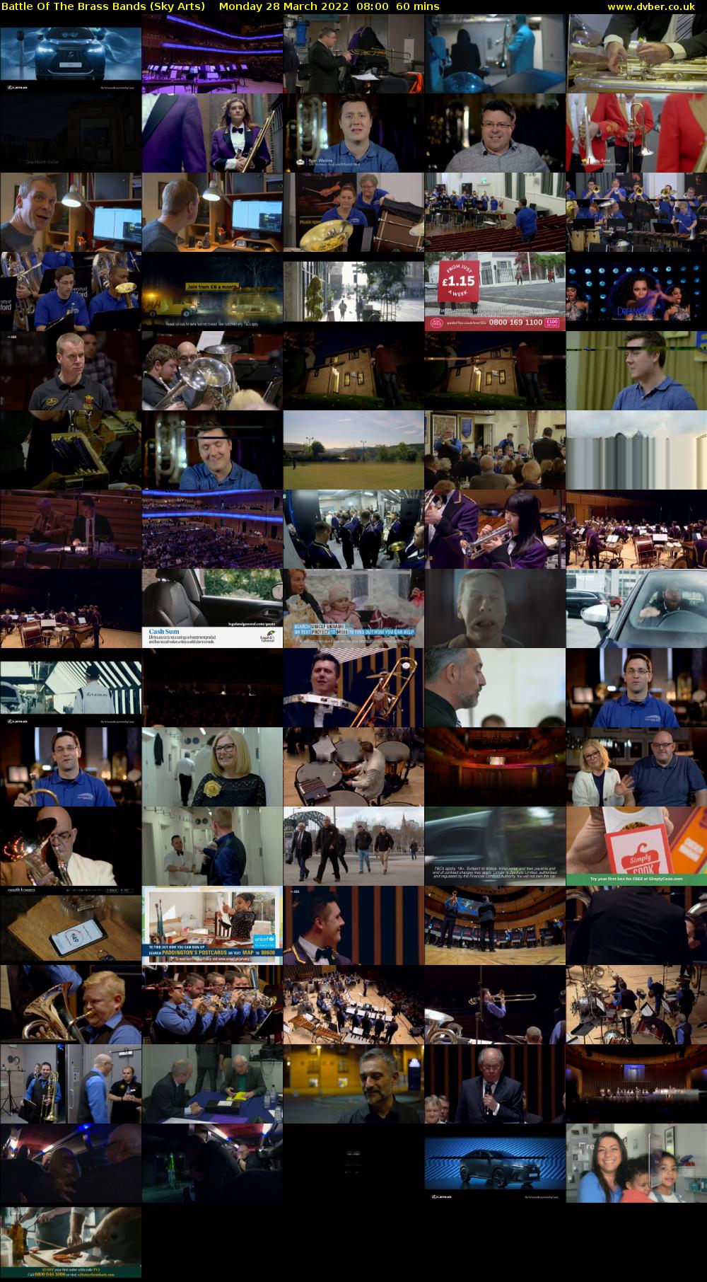 Battle Of The Brass Bands (Sky Arts) Monday 28 March 2022 08:00 - 09:00