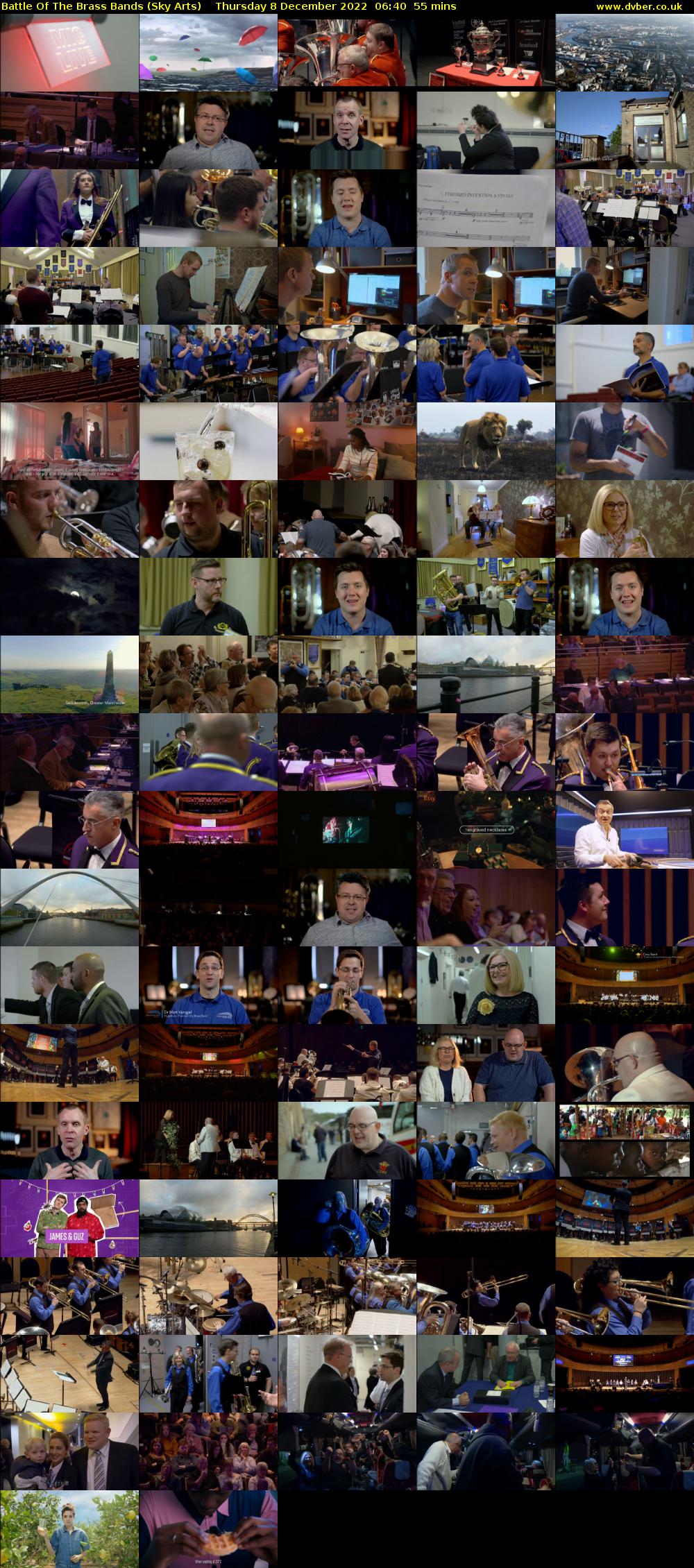 Battle Of The Brass Bands (Sky Arts) Thursday 8 December 2022 06:40 - 07:35