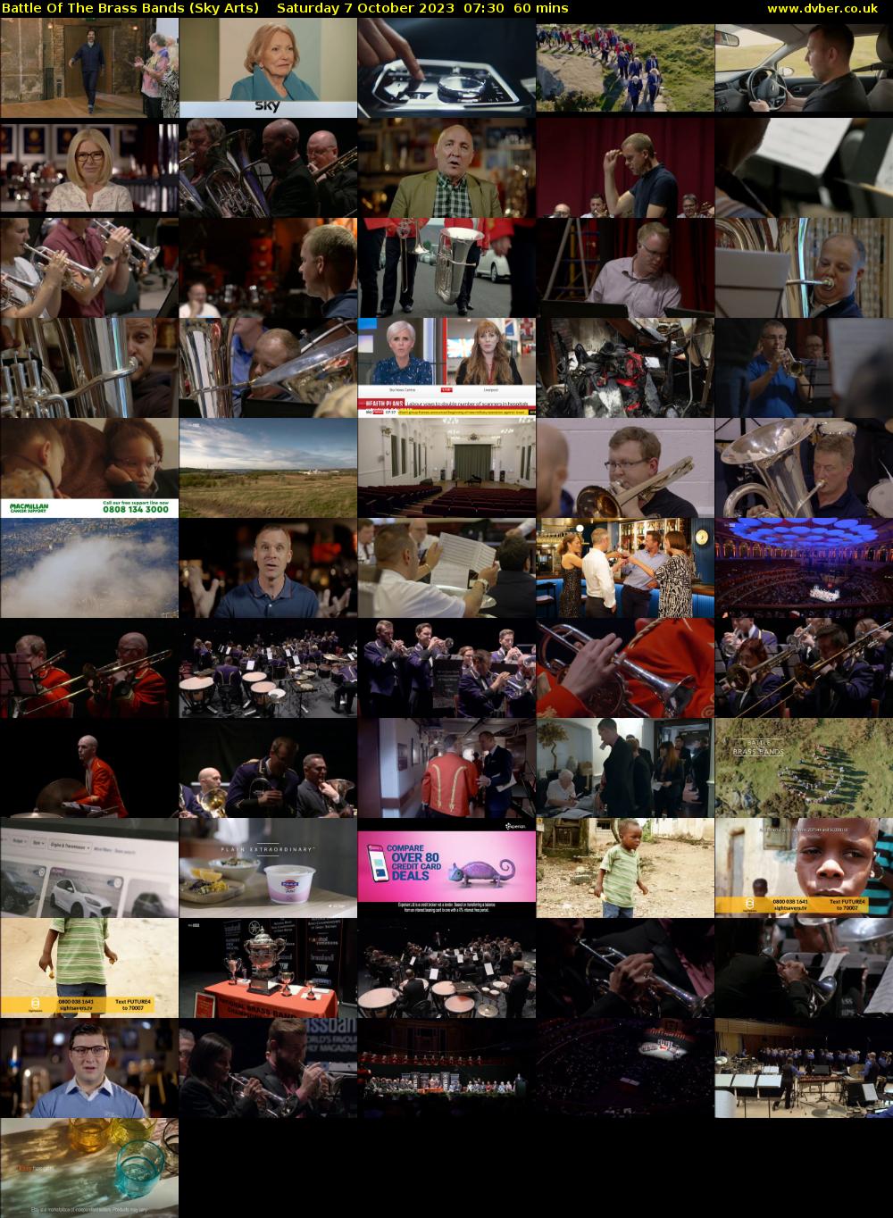 Battle Of The Brass Bands (Sky Arts) Saturday 7 October 2023 07:30 - 08:30