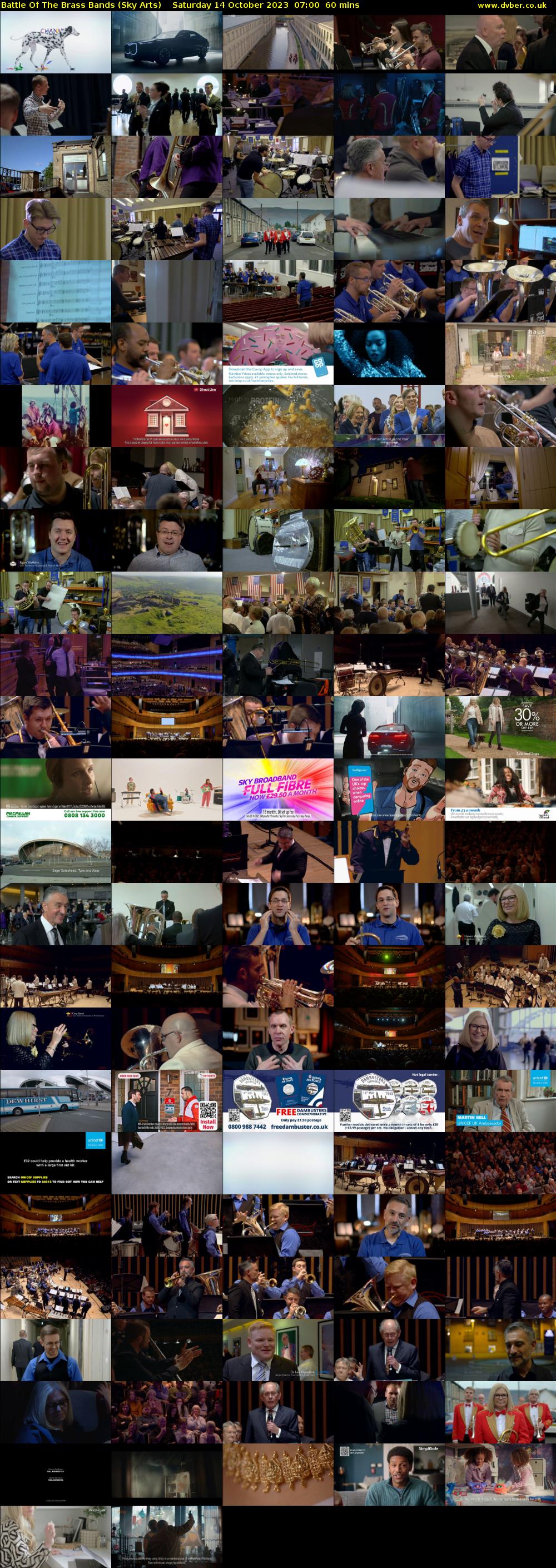 Battle Of The Brass Bands (Sky Arts) Saturday 14 October 2023 07:00 - 08:00