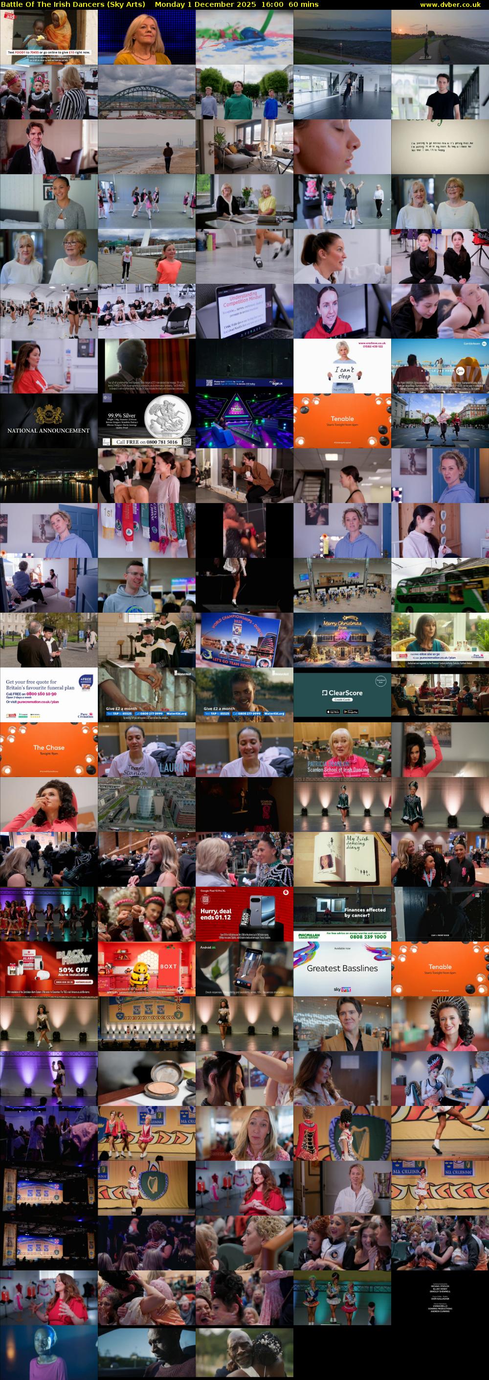 Battle Of The Irish Dancers (Sky Arts) Monday 1 December 2025 16:00 - 17:00