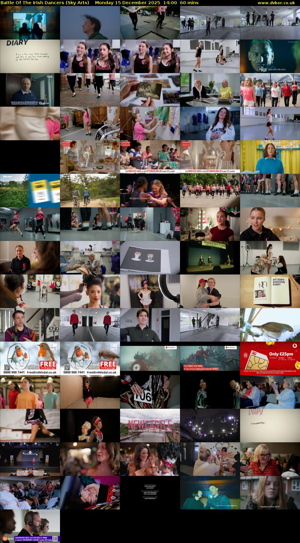 Battle Of The Irish Dancers (Sky Arts) Monday 15 December 2025 14:00 - 15:00