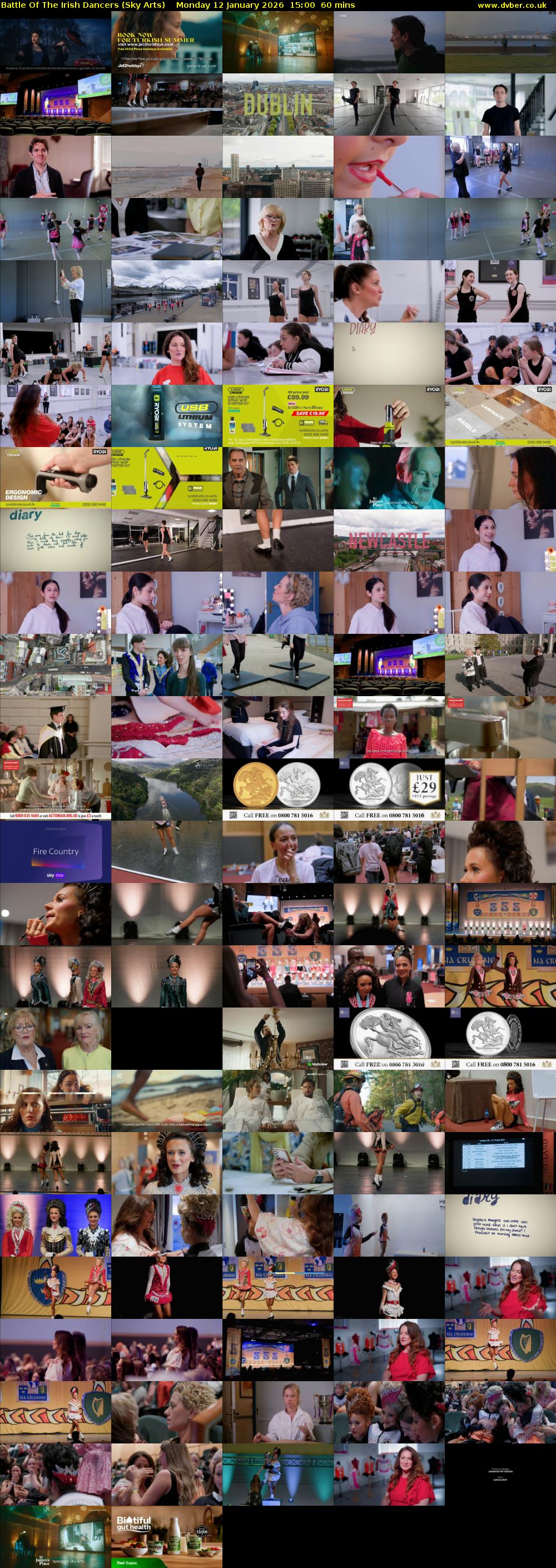 Battle Of The Irish Dancers (Sky Arts) Monday 12 January 2026 15:00 - 16:00