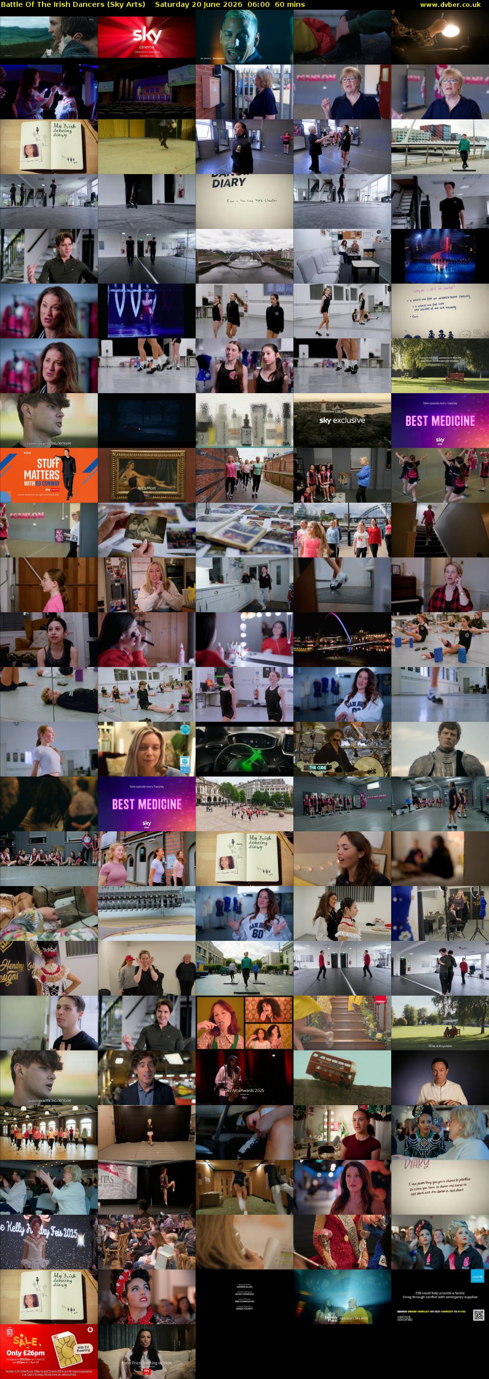 Battle Of The Irish Dancers (Sky Arts) Saturday 20 June 2026 06:00 - 07:00