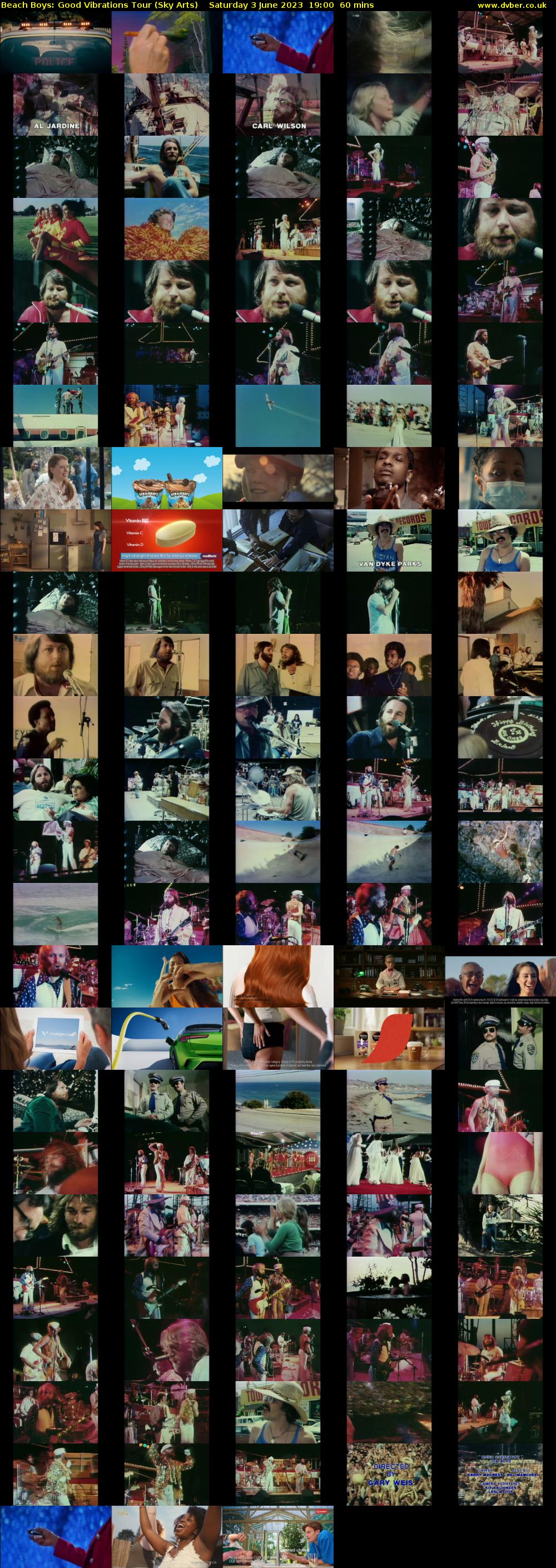 Beach Boys: Good Vibrations Tour (Sky Arts) Saturday 3 June 2023 19:00 - 20:00