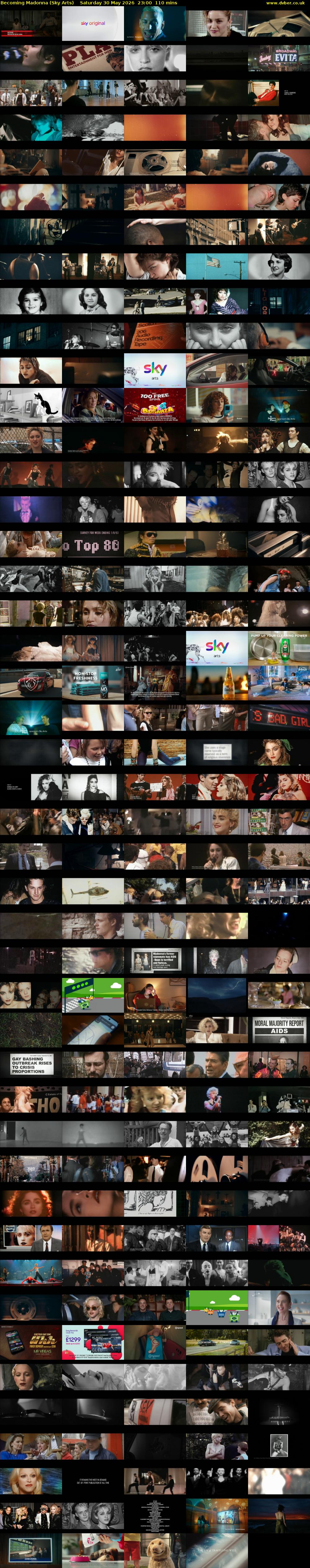 Becoming Madonna (Sky Arts) Saturday 30 May 2026 23:00 - 00:50