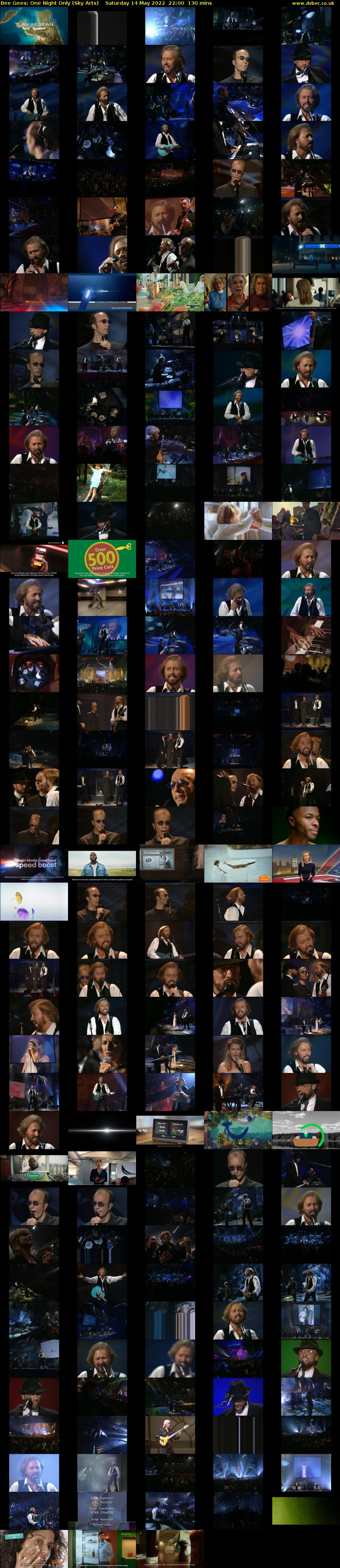 Bee Gees: One Night Only (Sky Arts) Saturday 14 May 2022 22:00 - 00:10