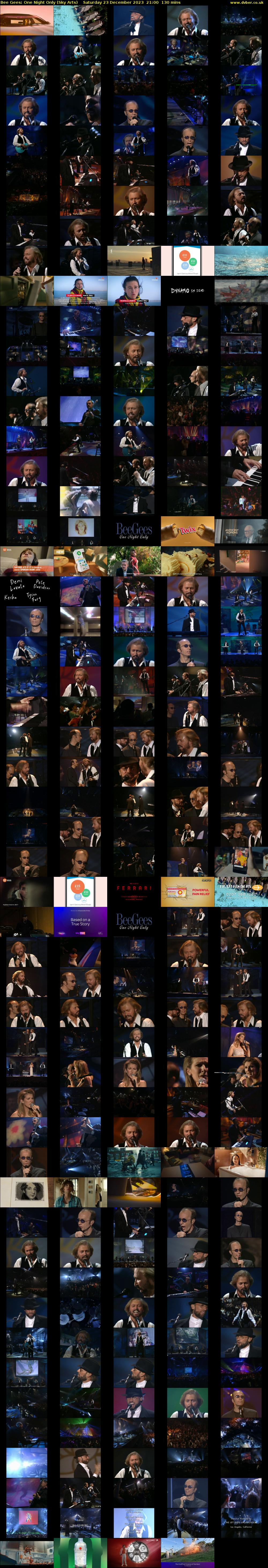 Bee Gees: One Night Only (Sky Arts) Saturday 23 December 2023 21:00 - 23:10