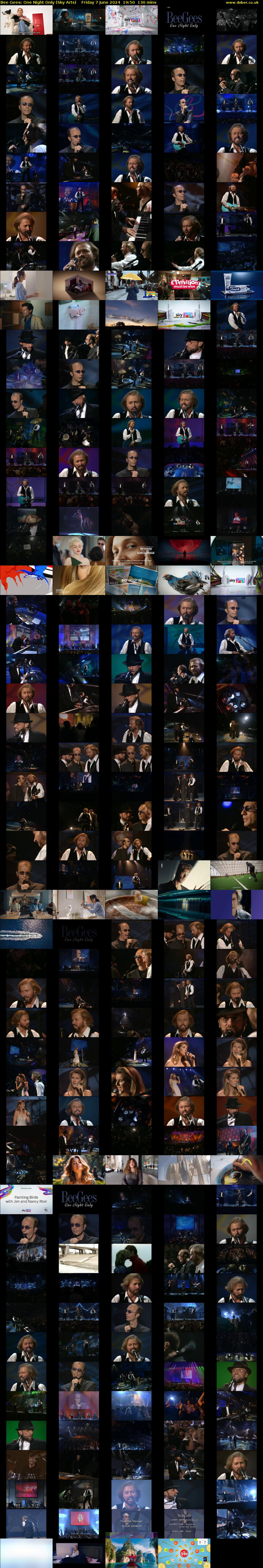 Bee Gees: One Night Only (Sky Arts) Friday 7 June 2024 19:50 - 22:00