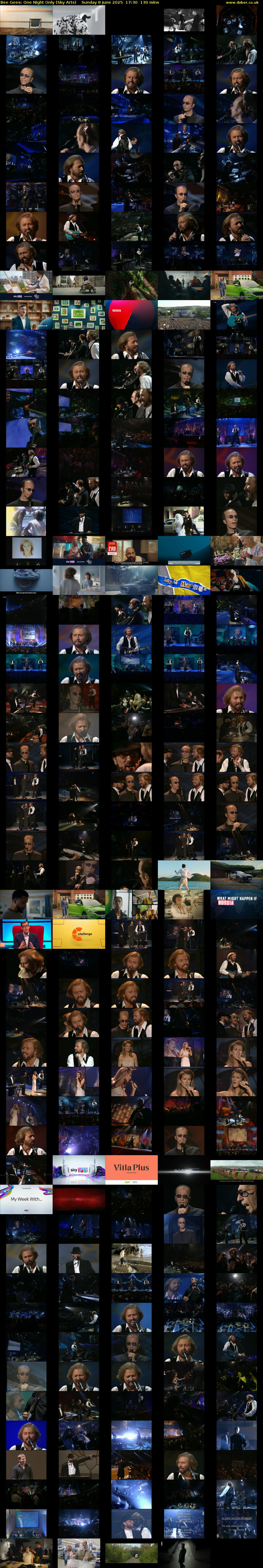 Bee Gees: One Night Only (Sky Arts) Sunday 8 June 2025 17:30 - 19:40