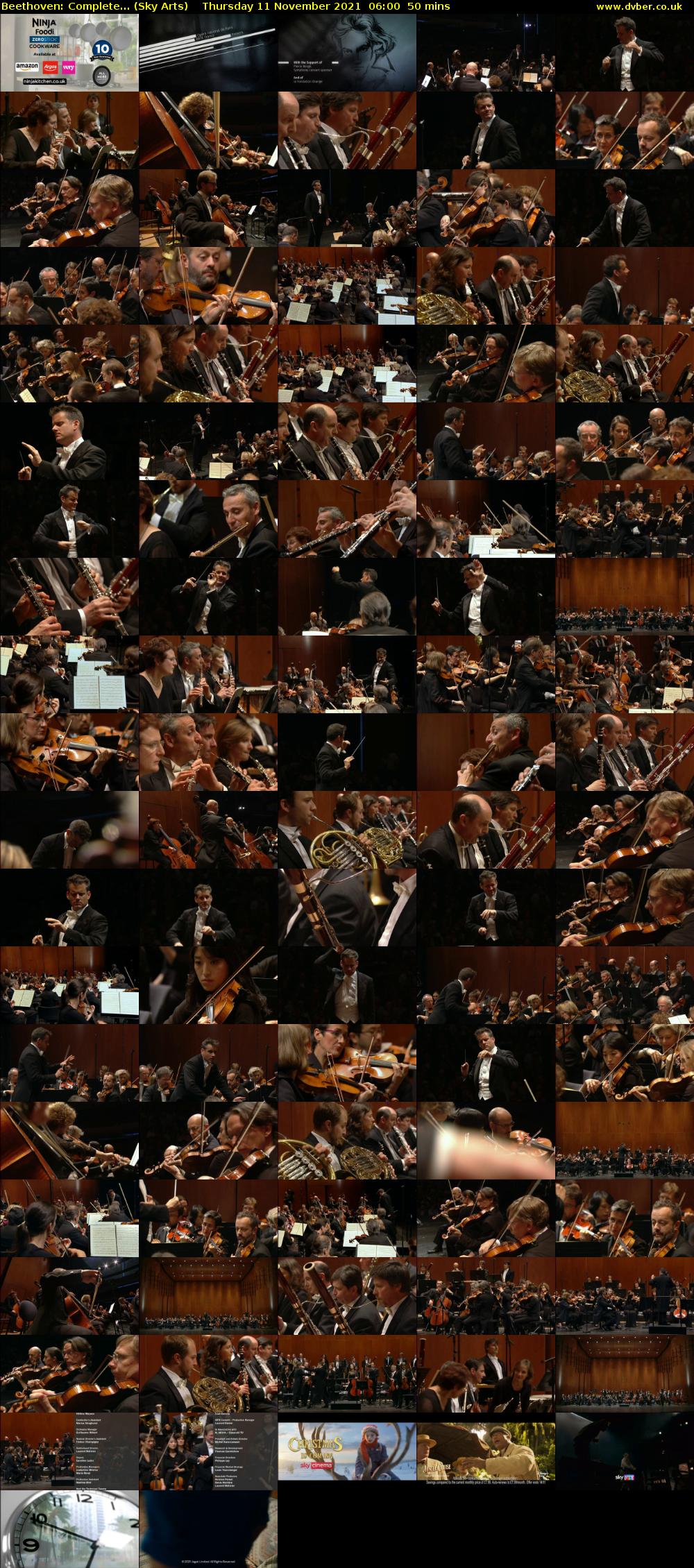Beethoven: Complete... (Sky Arts) Thursday 11 November 2021 06:00 - 06:50