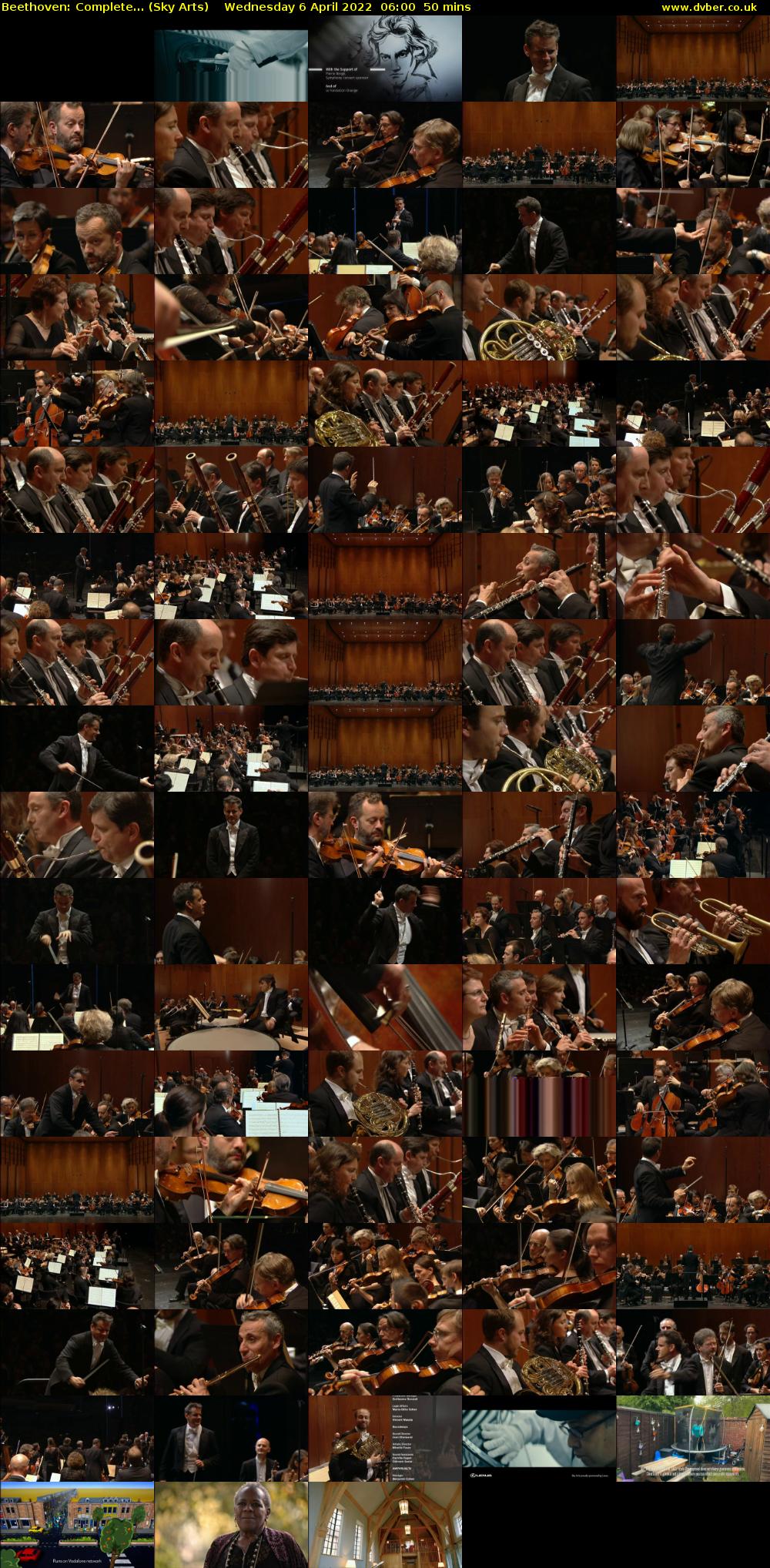 Beethoven: Complete... (Sky Arts) Wednesday 6 April 2022 06:00 - 06:50