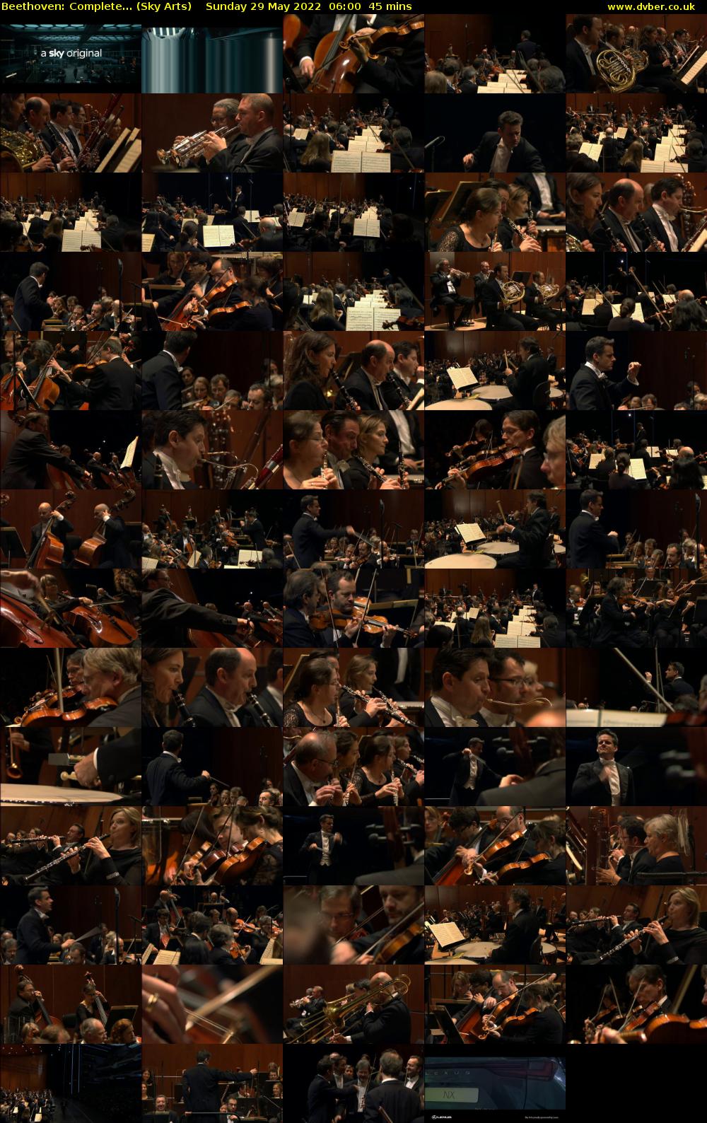 Beethoven: Complete... (Sky Arts) Sunday 29 May 2022 06:00 - 06:45