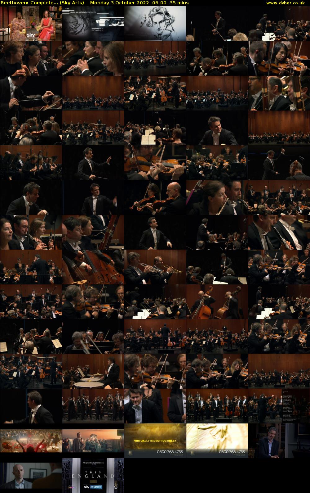 Beethoven: Complete... (Sky Arts) Monday 3 October 2022 06:00 - 06:35