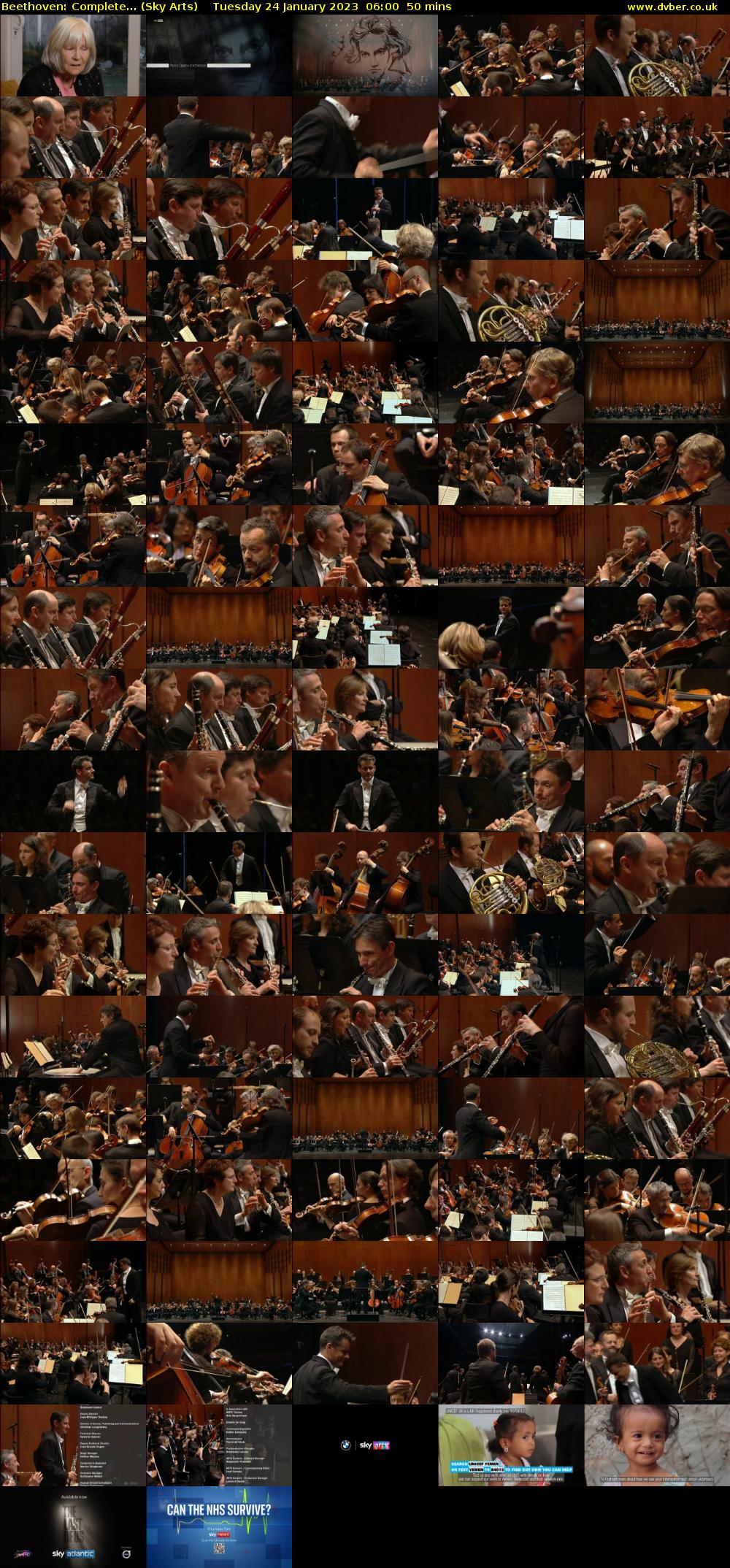 Beethoven: Complete... (Sky Arts) Tuesday 24 January 2023 06:00 - 06:50