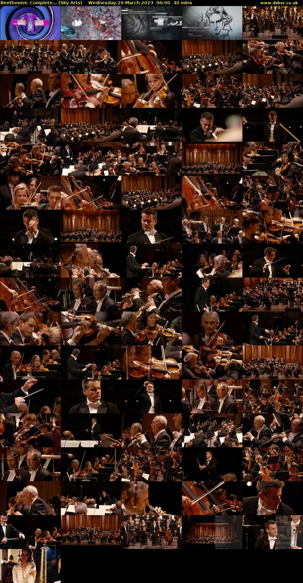 Beethoven: Complete... (Sky Arts) Wednesday 29 March 2023 06:00 - 06:40