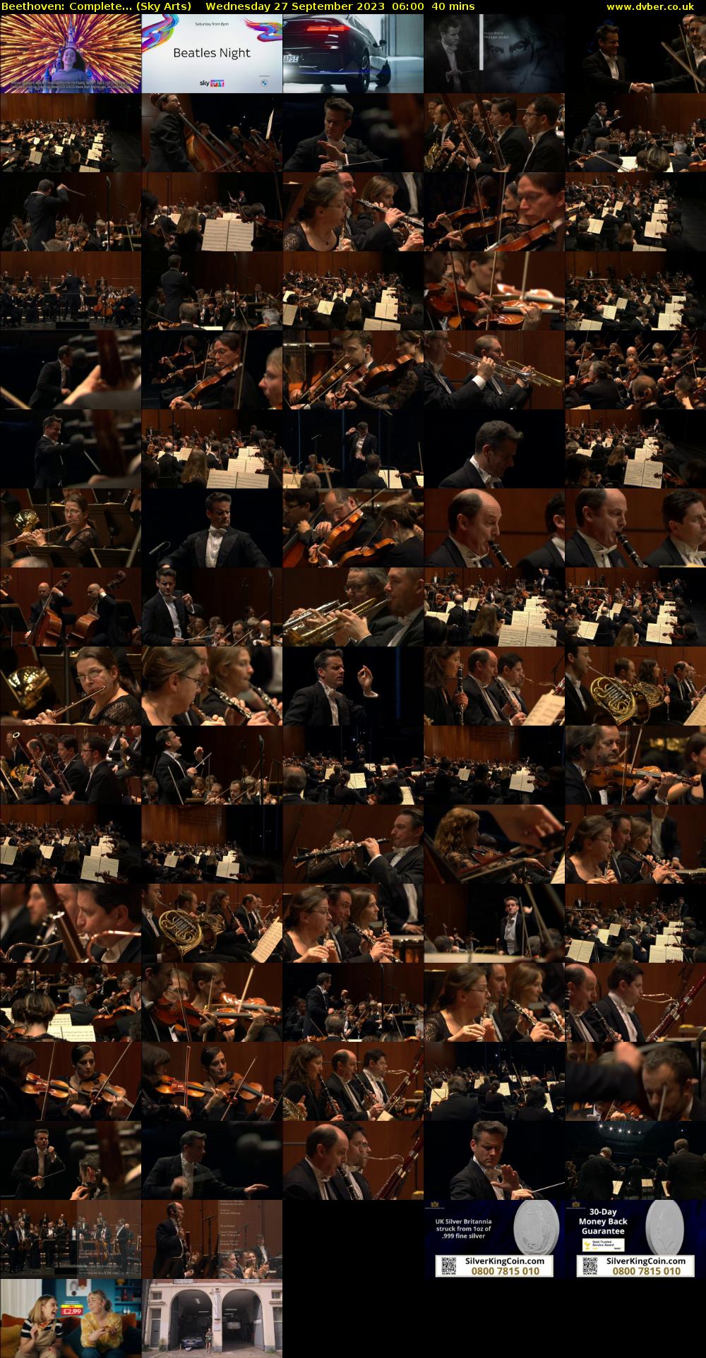Beethoven: Complete... (Sky Arts) Wednesday 27 September 2023 06:00 - 06:40