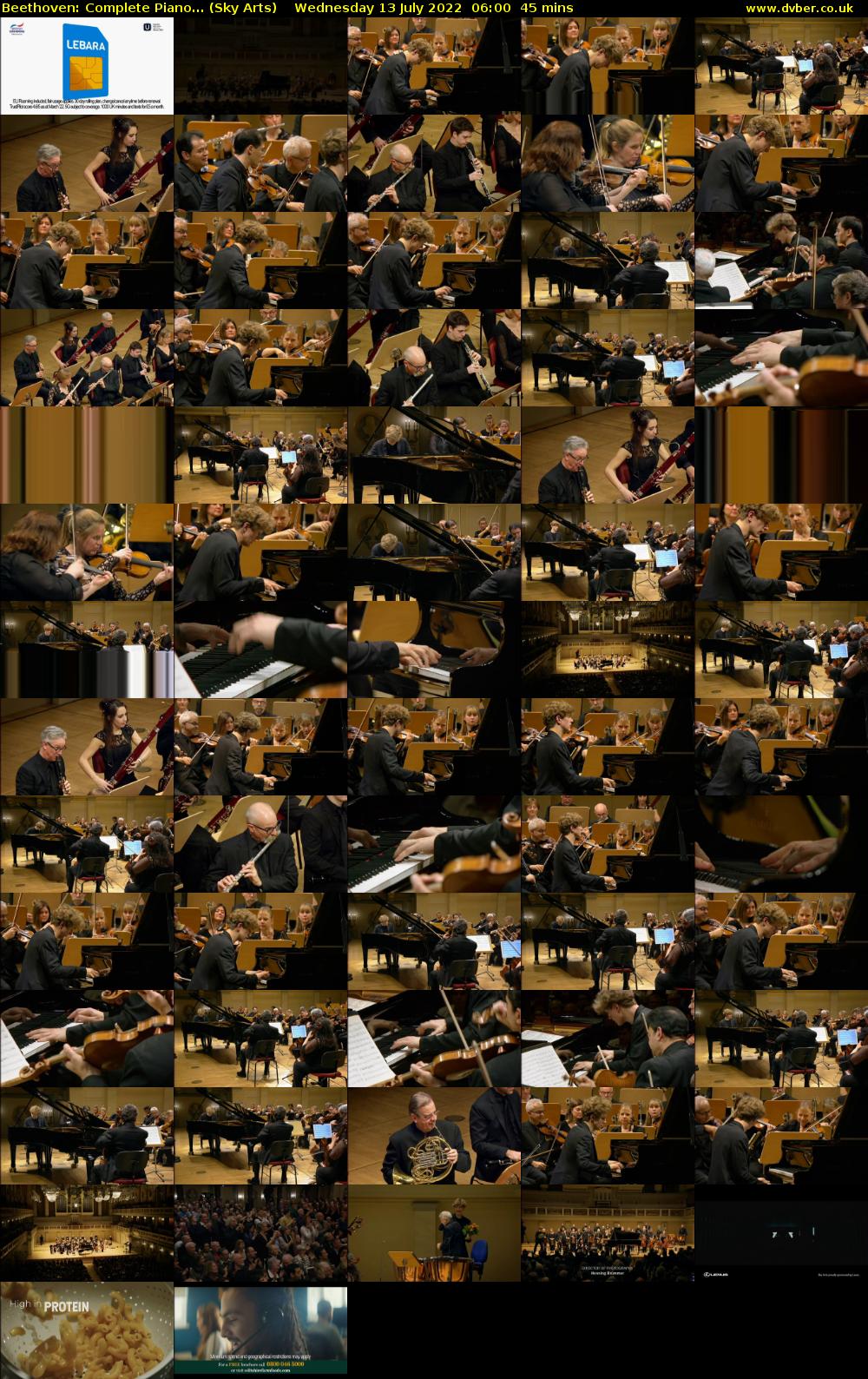 Beethoven: Complete Piano... (Sky Arts) Wednesday 13 July 2022 06:00 - 06:45