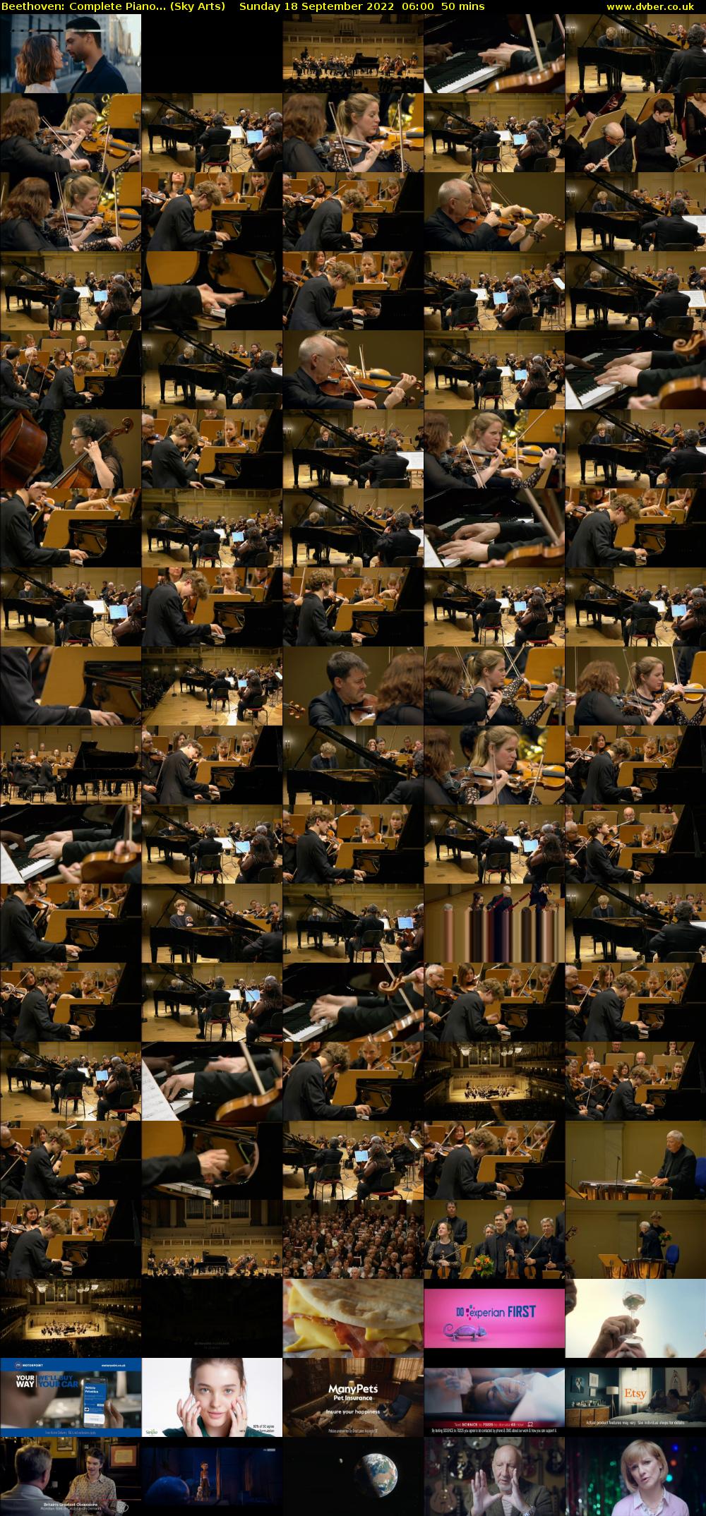 Beethoven: Complete Piano... (Sky Arts) Sunday 18 September 2022 06:00 - 06:50