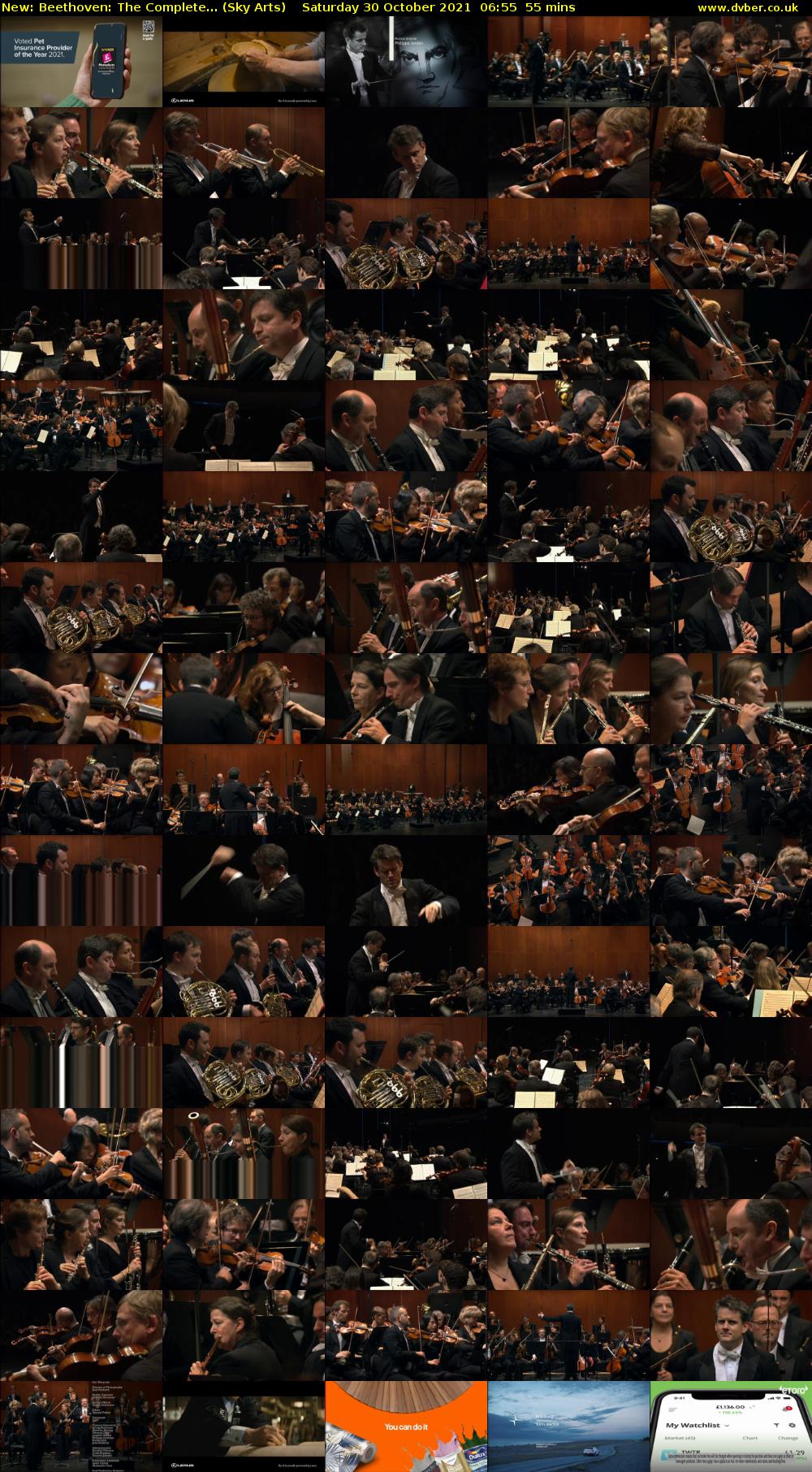 Beethoven: The Complete... (Sky Arts) Saturday 30 October 2021 06:55 - 07:50