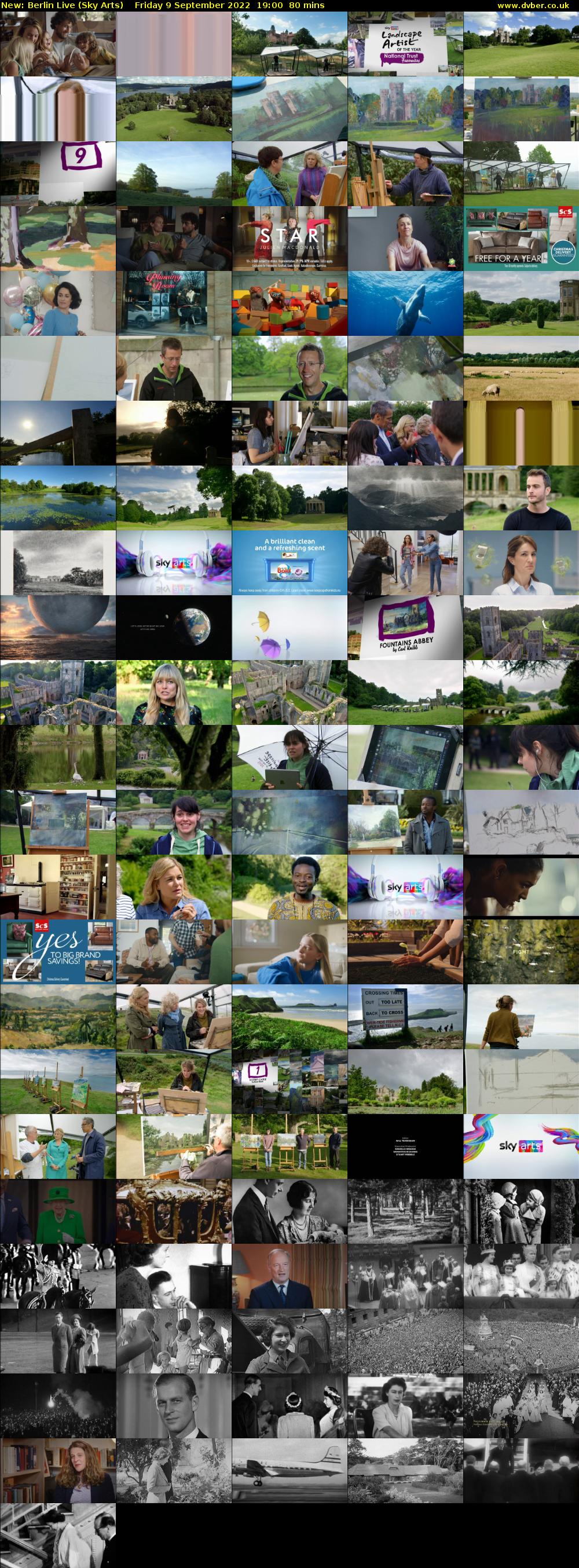Berlin Live (Sky Arts) Friday 9 September 2022 19:00 - 20:20