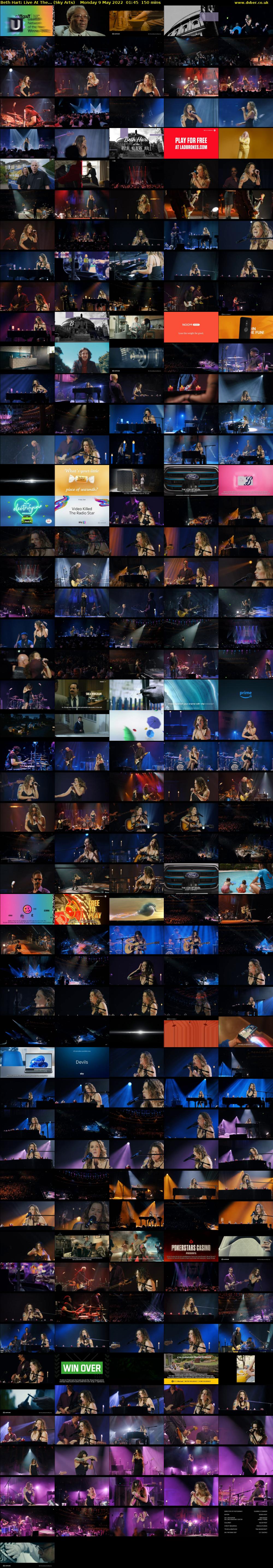 Beth Hart: Live At The... (Sky Arts) Monday 9 May 2022 01:45 - 04:15