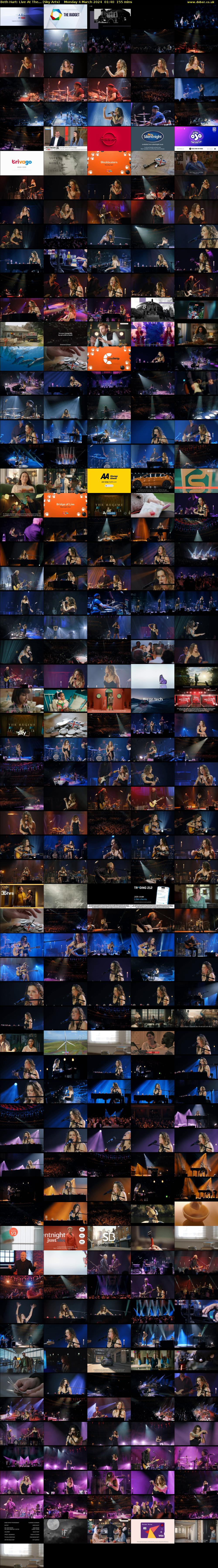 Beth Hart: Live At The... (Sky Arts) Monday 4 March 2024 01:40 - 04:15