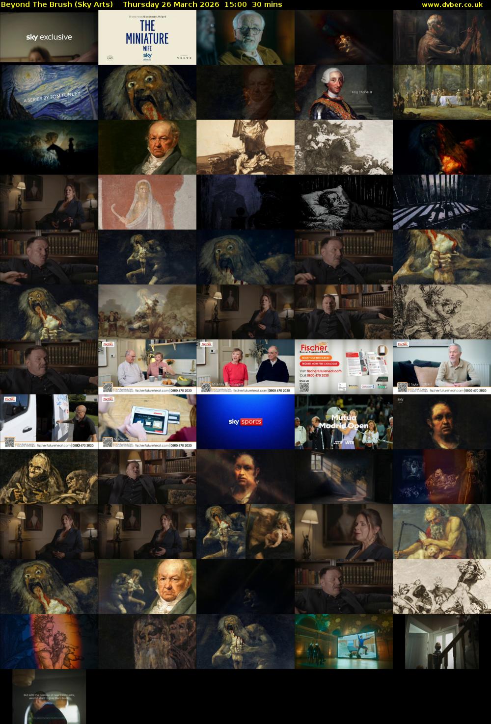 Beyond The Brush (Sky Arts) Thursday 26 March 2026 15:00 - 15:30