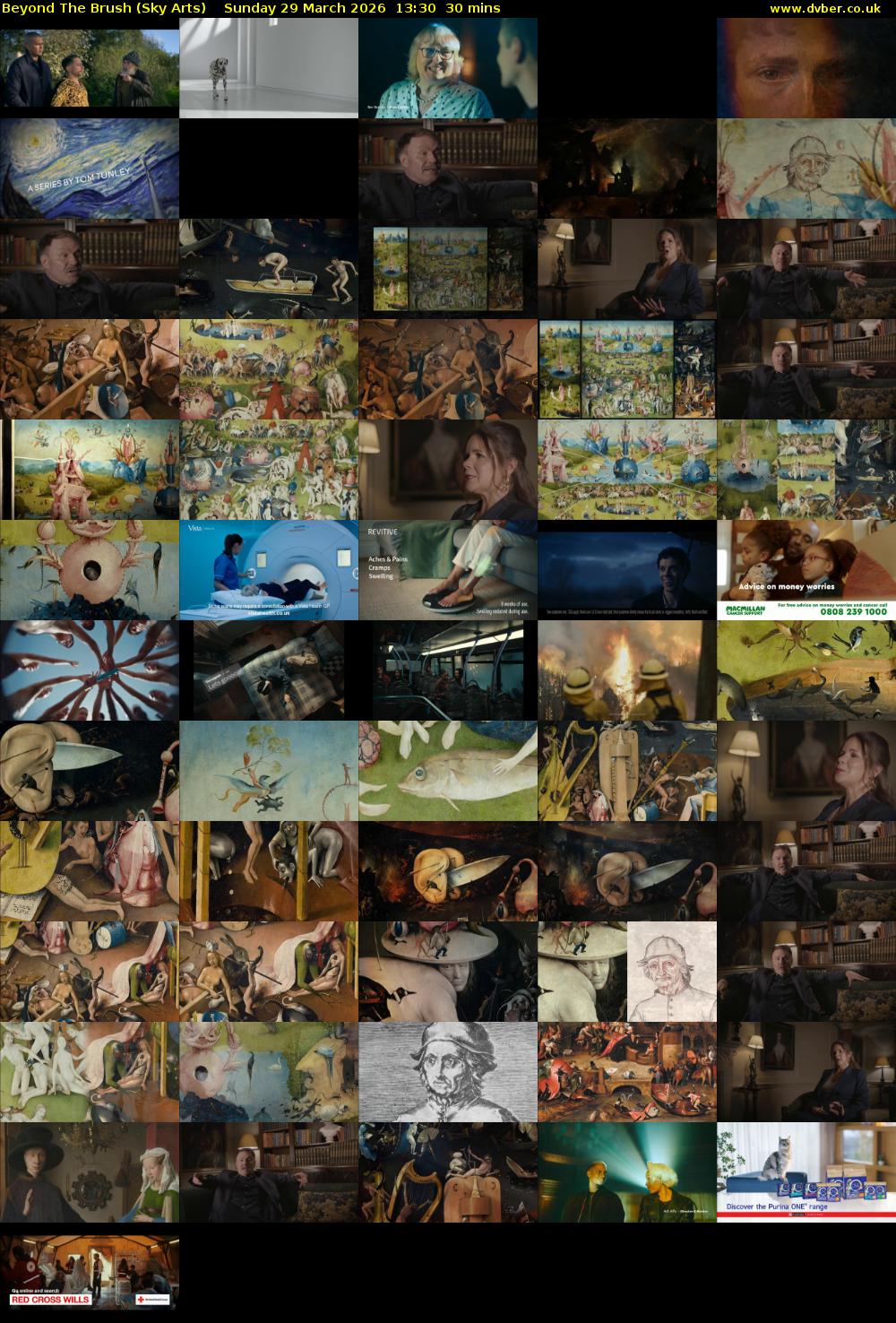 Beyond The Brush (Sky Arts) Sunday 29 March 2026 13:30 - 14:00