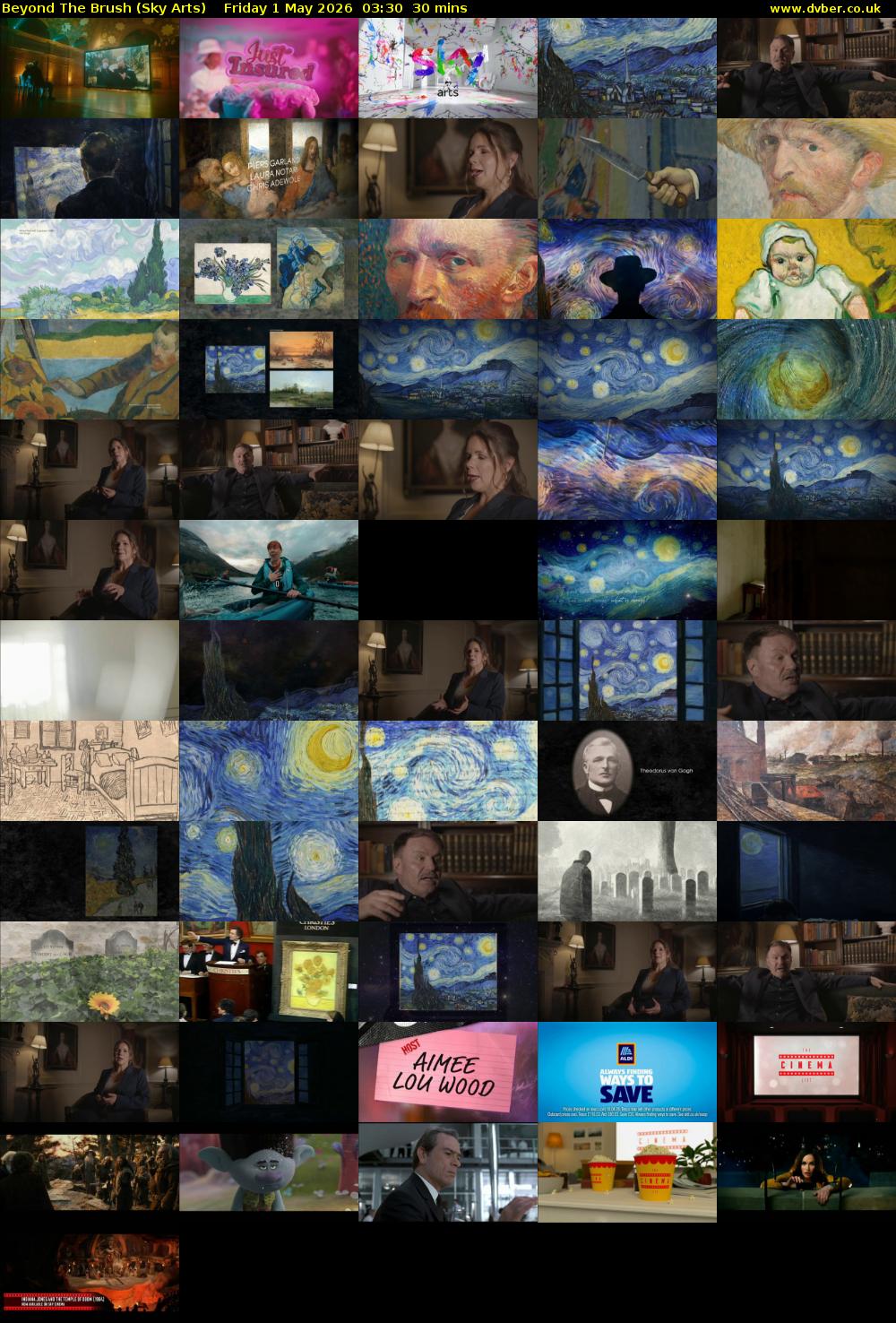 Beyond The Brush (Sky Arts) Friday 1 May 2026 03:30 - 04:00
