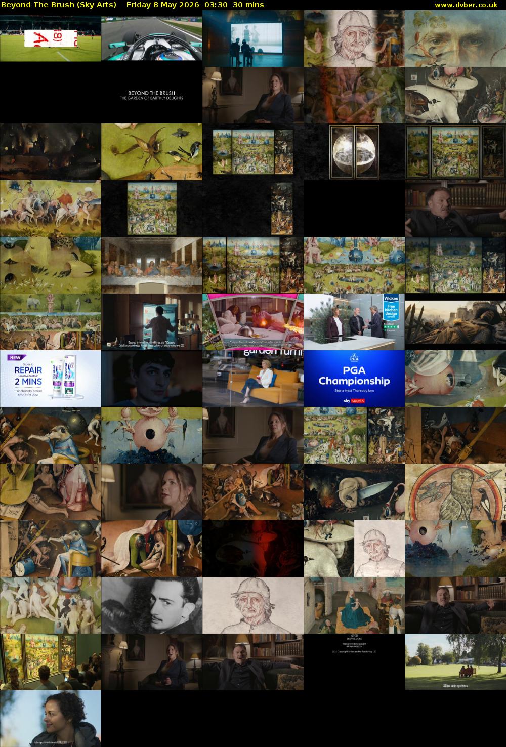 Beyond The Brush (Sky Arts) Friday 8 May 2026 03:30 - 04:00