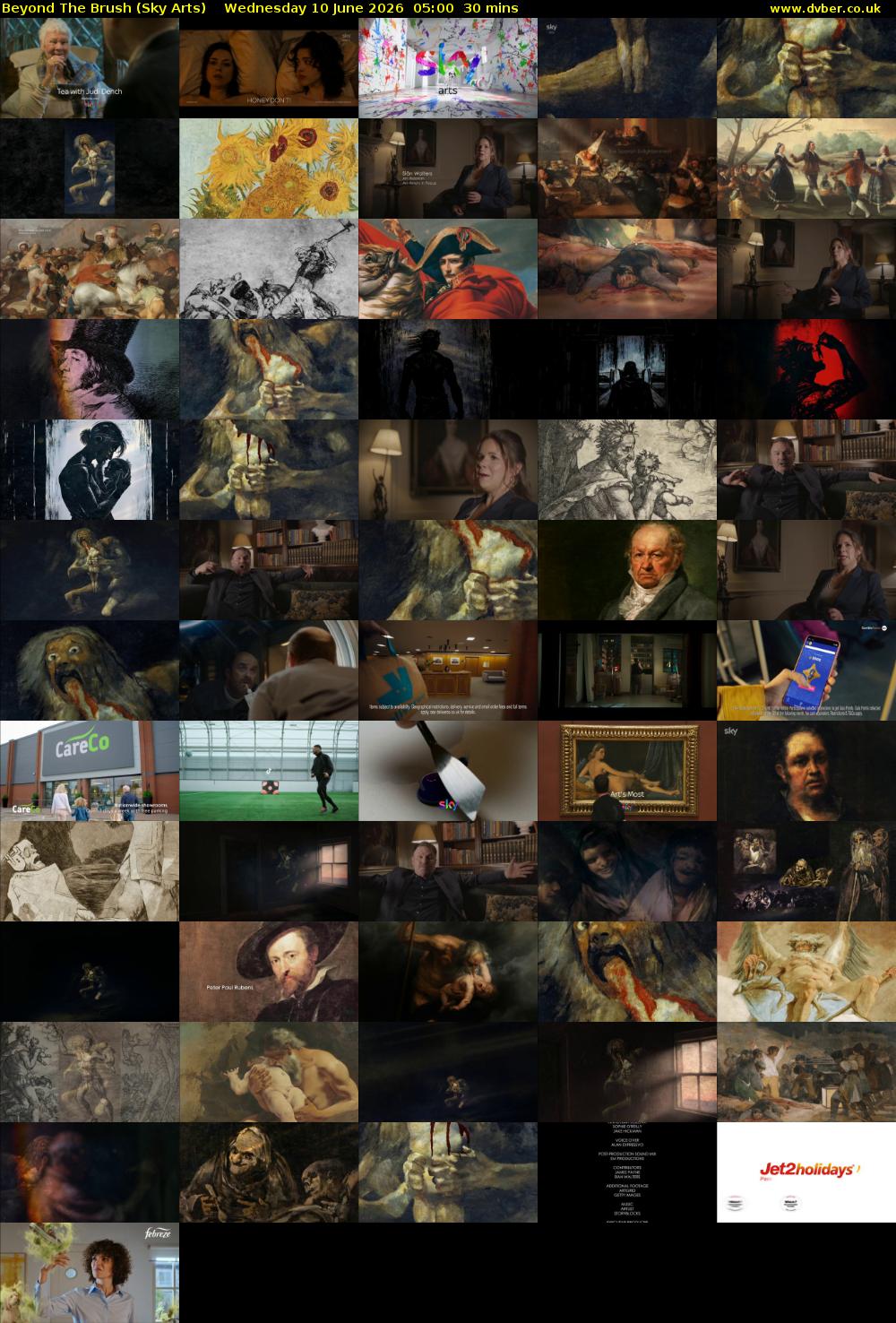 Beyond The Brush (Sky Arts) Wednesday 10 June 2026 05:00 - 05:30