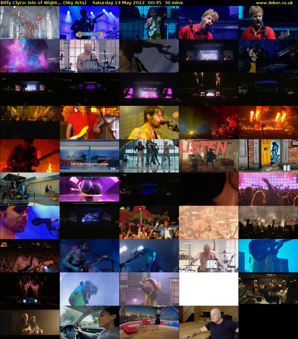Biffy Clyro: Isle of Wight... (Sky Arts) Saturday 14 May 2022 00:45 - 01:15
