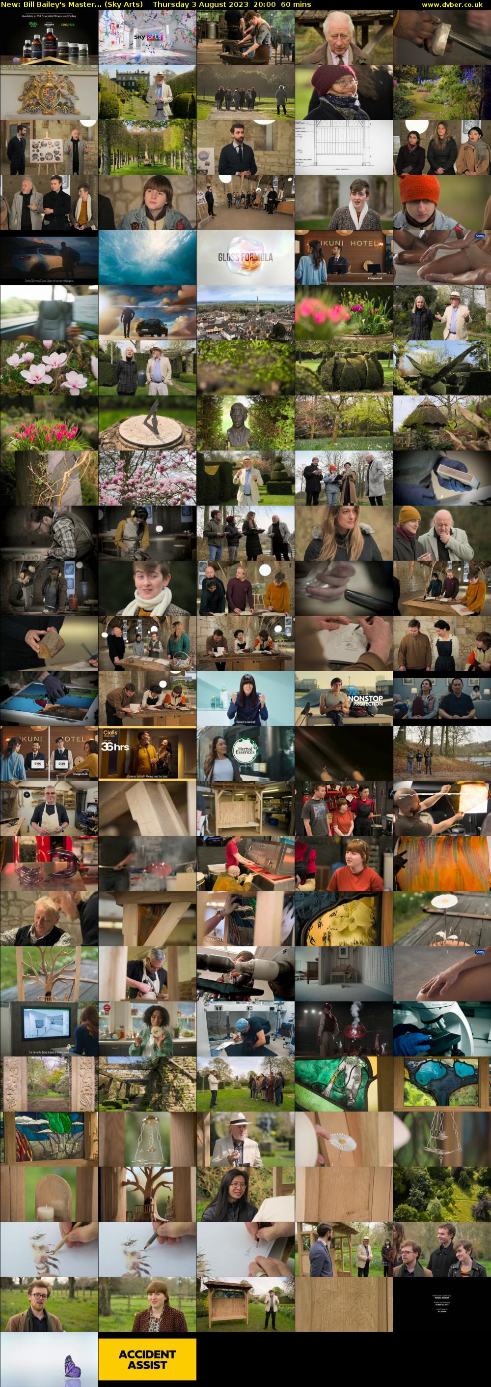Bill Bailey's Master... (Sky Arts) Thursday 3 August 2023 20:00 - 21:00