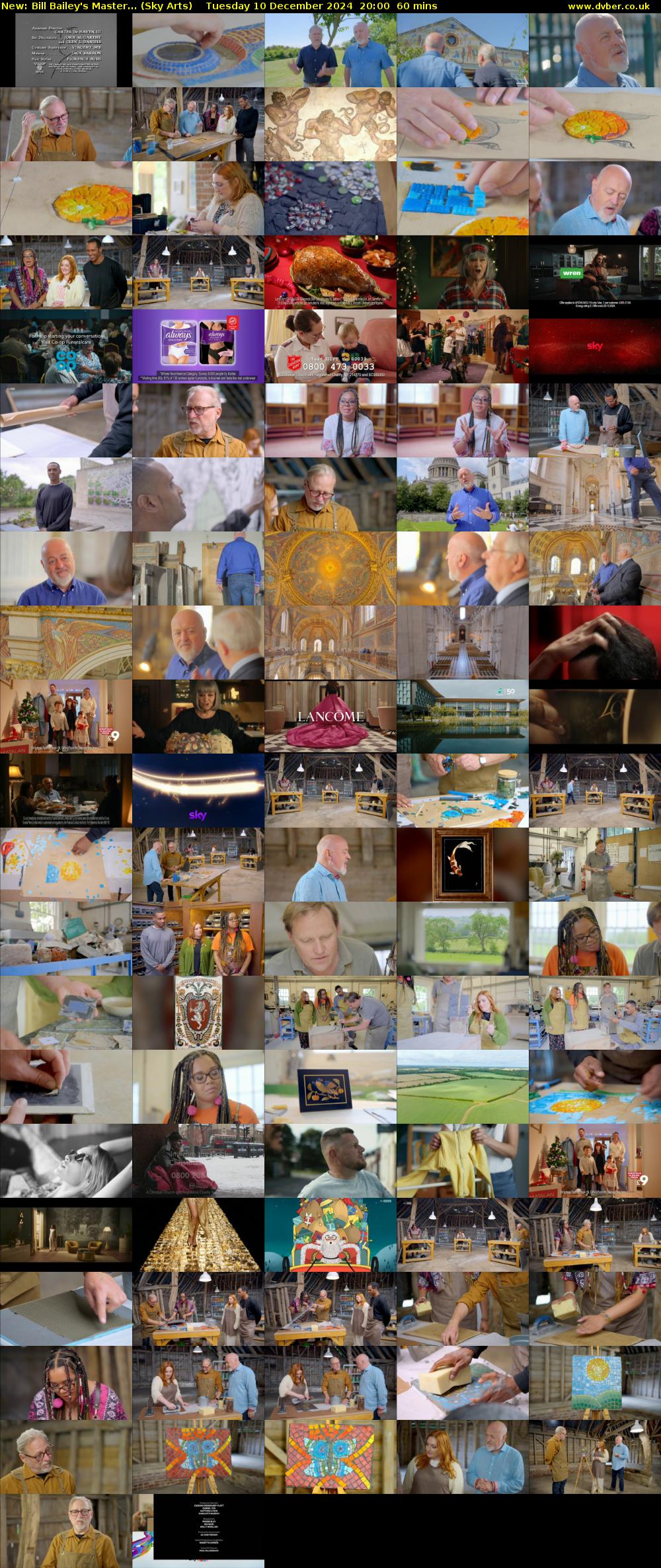 Bill Bailey's Master... (Sky Arts) Tuesday 10 December 2024 20:00 - 21:00