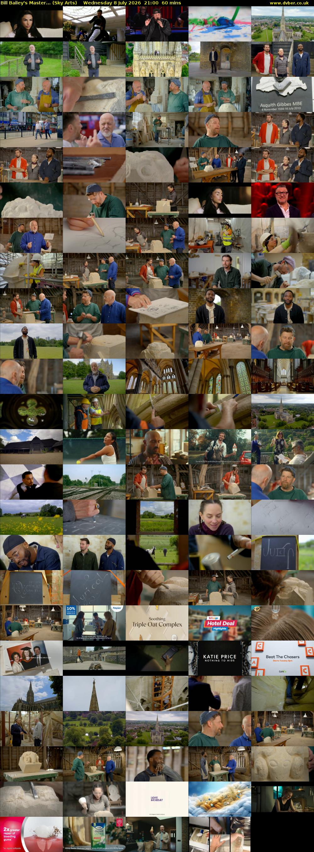 Bill Bailey's Master... (Sky Arts) Wednesday 8 July 2026 21:00 - 22:00