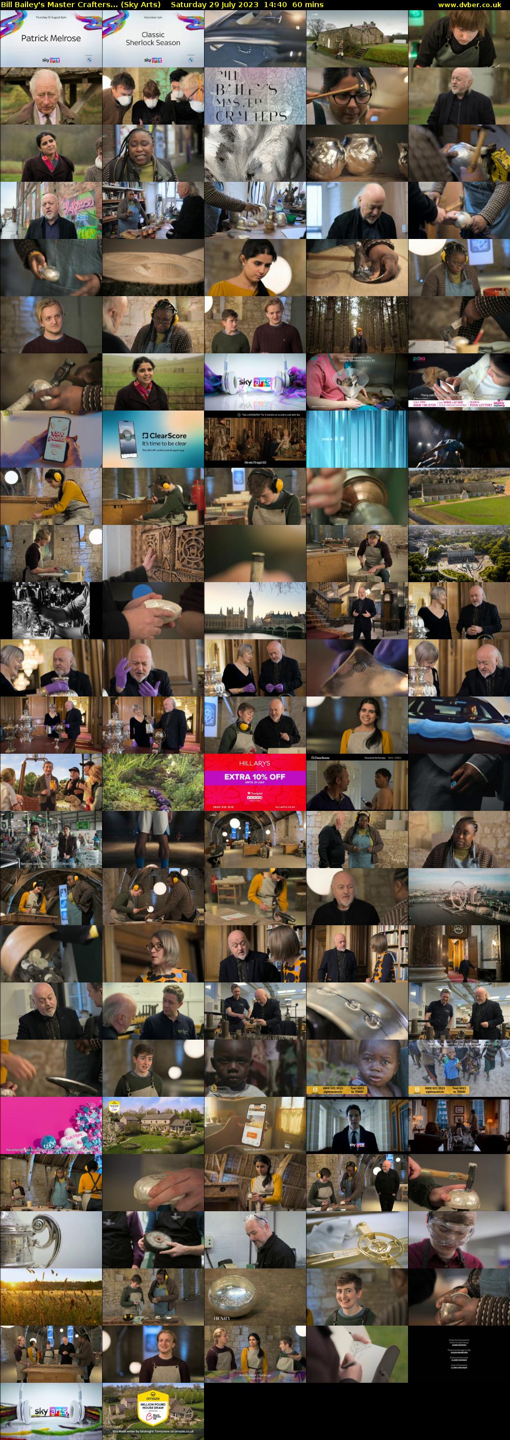 Bill Bailey's Master Crafters... (Sky Arts) Saturday 29 July 2023 14:40 - 15:40