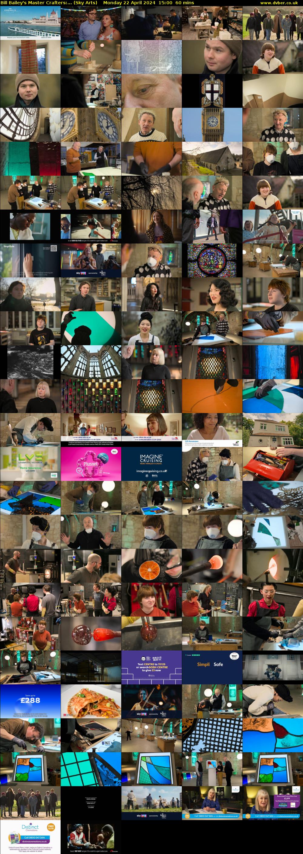 Bill Bailey's Master Crafters:... (Sky Arts) Monday 22 April 2024 15:00 - 16:00