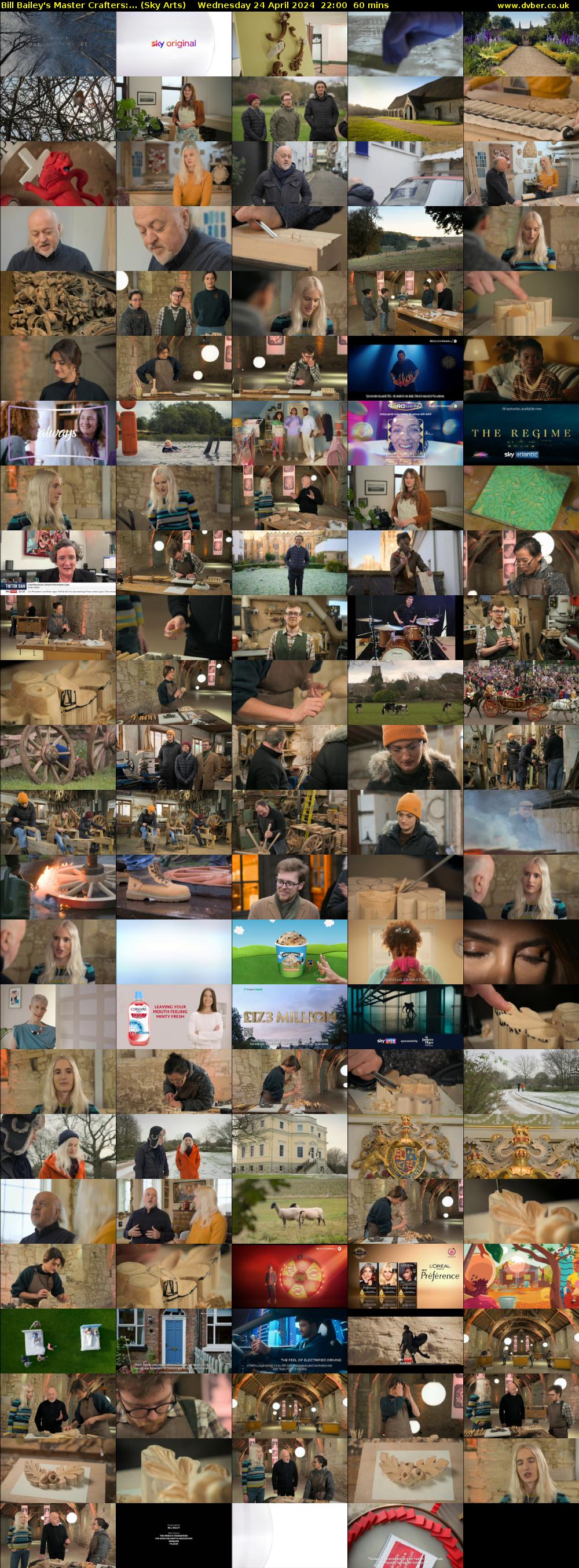 Bill Bailey's Master Crafters:... (Sky Arts) Wednesday 24 April 2024 22:00 - 23:00