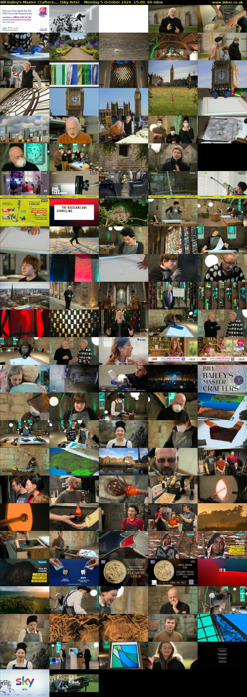 Bill Bailey's Master Crafters:... (Sky Arts) Monday 5 October 2026 15:00 - 16:00