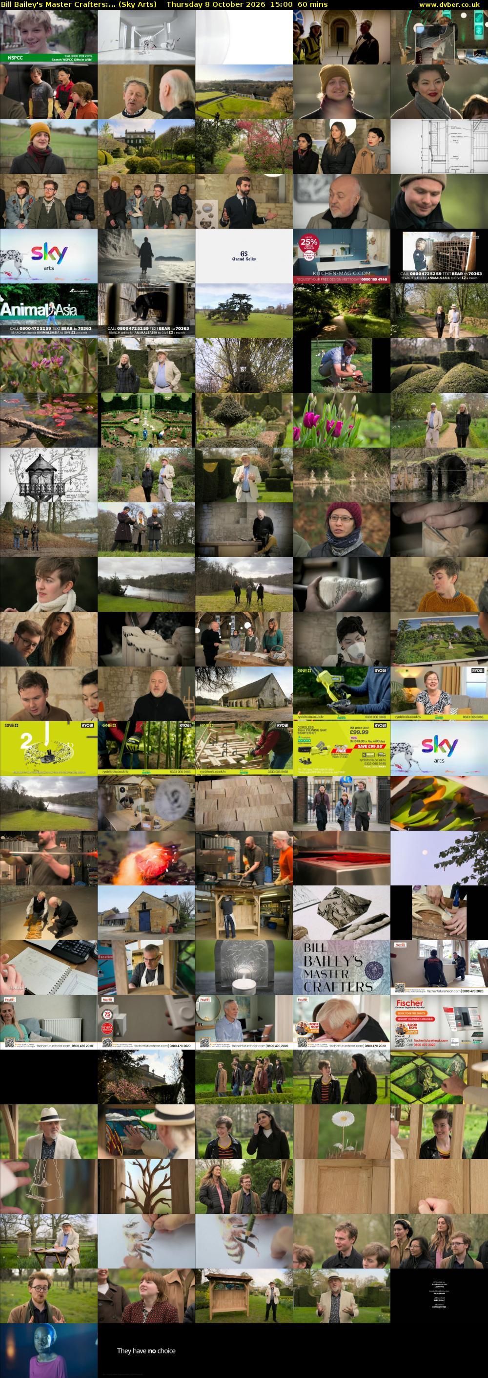 Bill Bailey's Master Crafters:... (Sky Arts) Thursday 8 October 2026 15:00 - 16:00