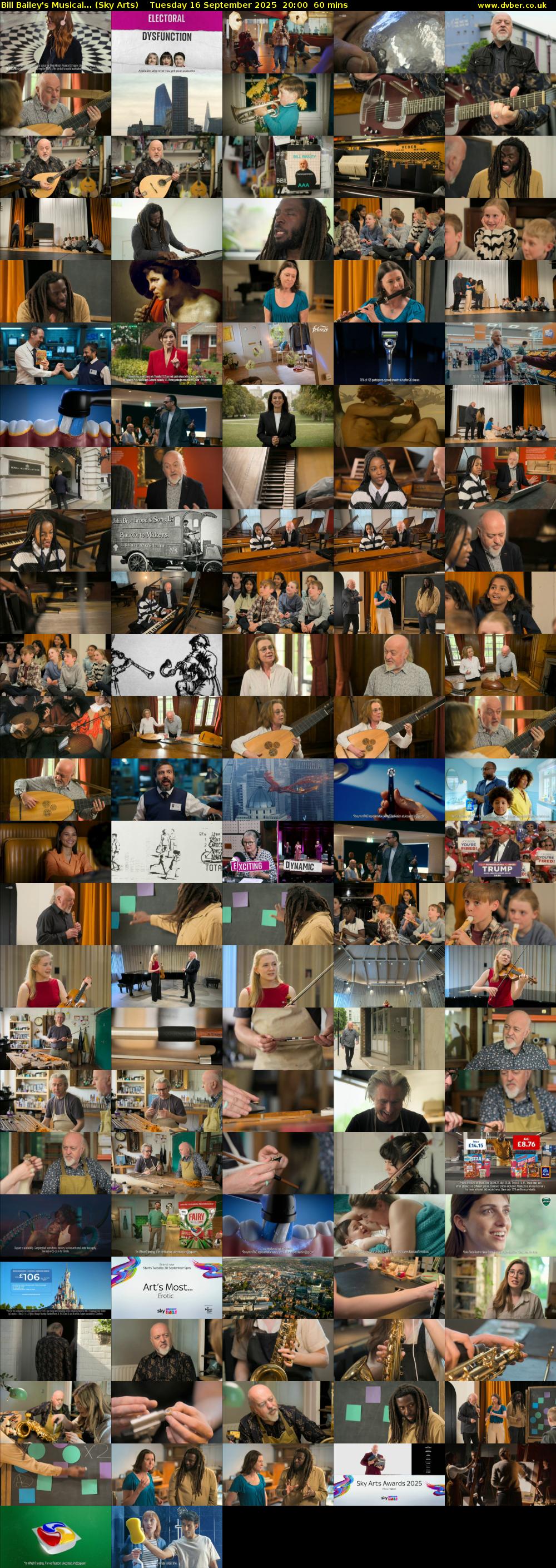 Bill Bailey's Musical... (Sky Arts) Tuesday 16 September 2025 20:00 - 21:00