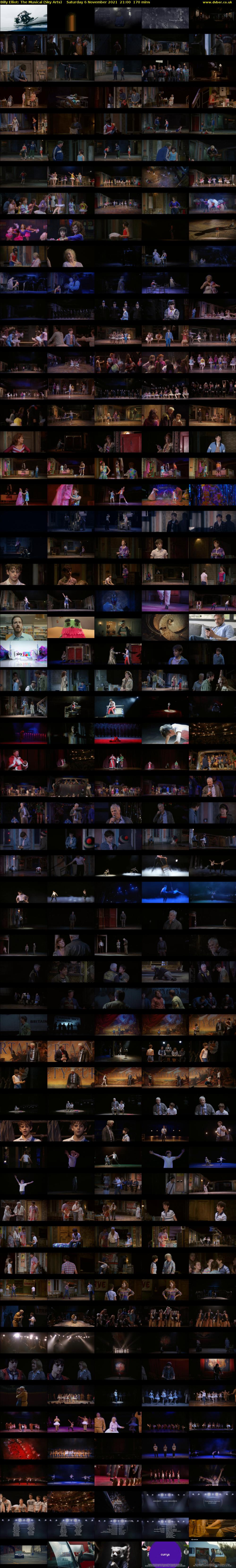 Billy Elliot: The Musical (Sky Arts) Saturday 6 November 2021 21:00 - 23:50
