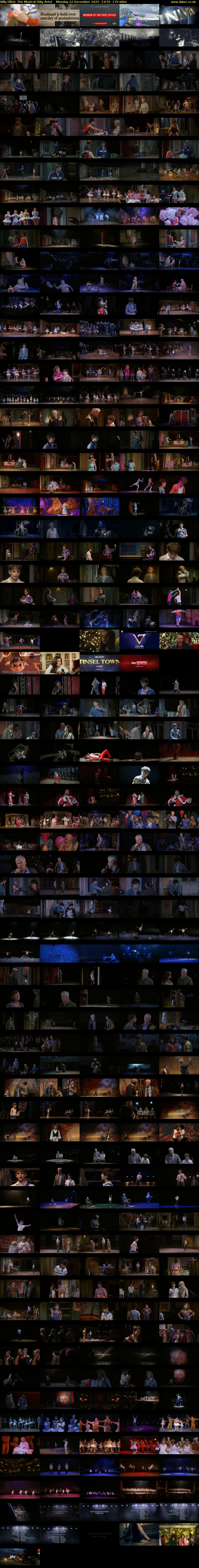Billy Elliot: The Musical (Sky Arts) Monday 22 December 2025 23:55 - 02:45