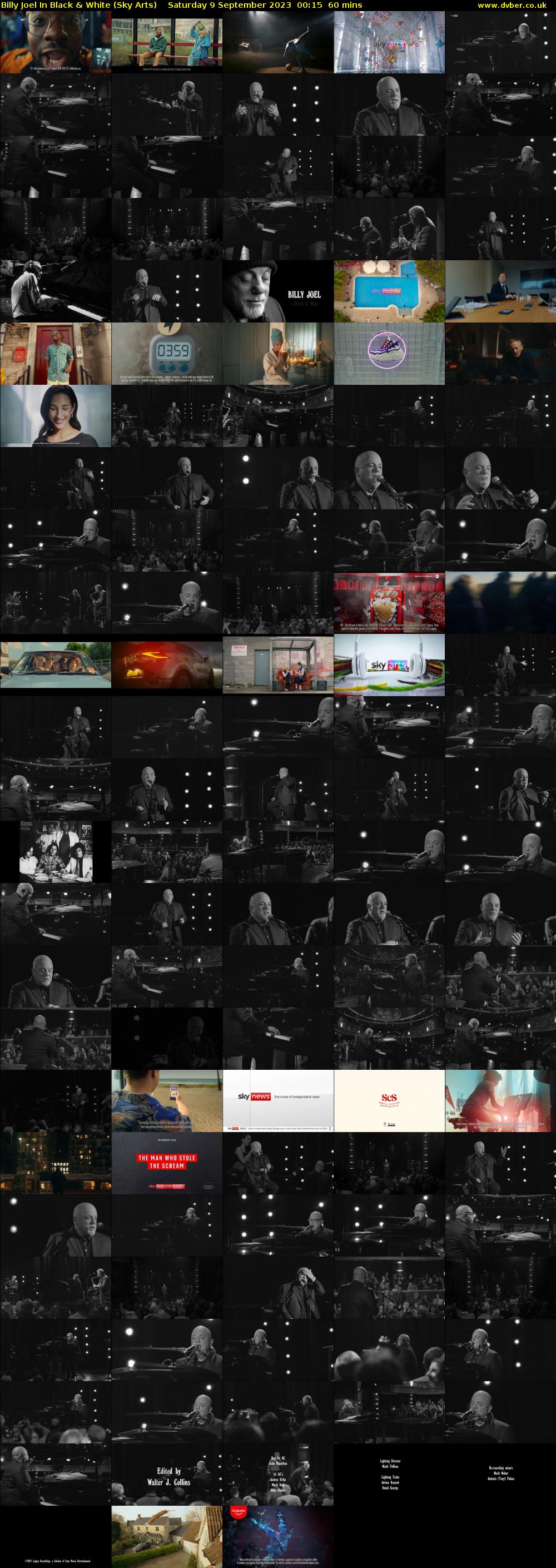 Billy Joel In Black & White (Sky Arts) Saturday 9 September 2023 00:15 - 01:15