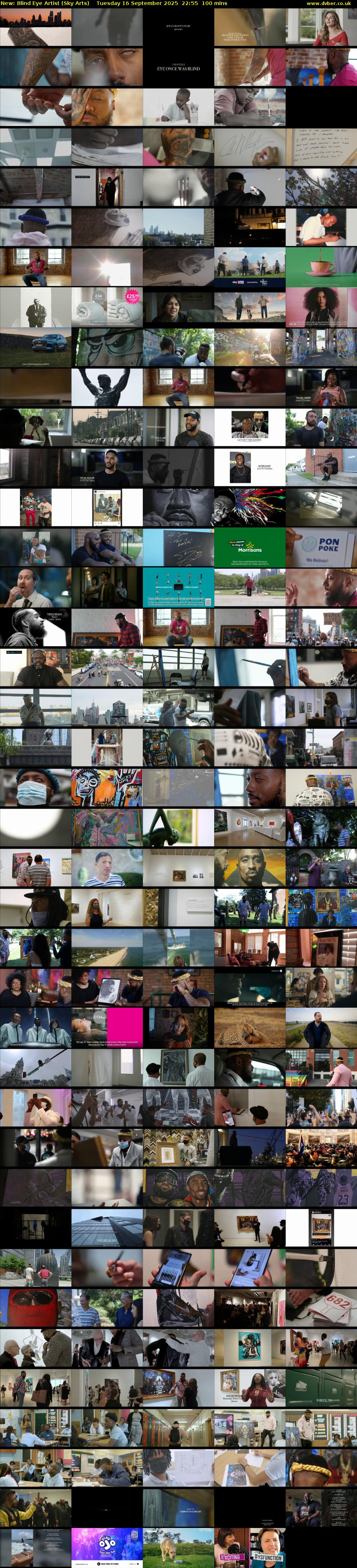 Blind Eye Artist (Sky Arts) Tuesday 16 September 2025 22:55 - 00:35